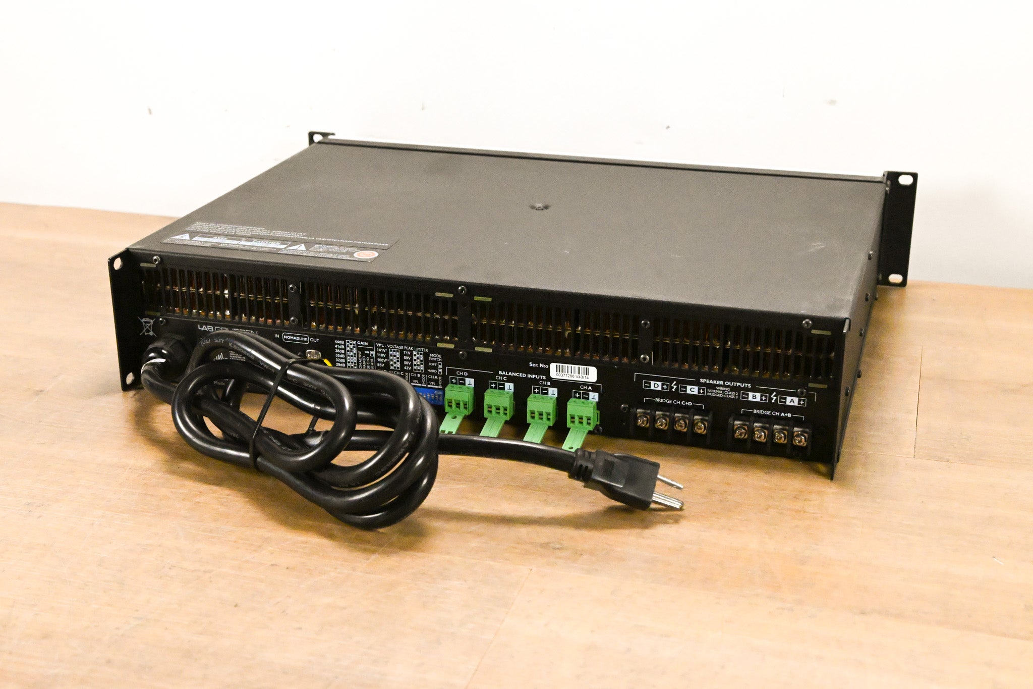 Lab Gruppen C 16:4 1600W Four-Channel Power Amplifier