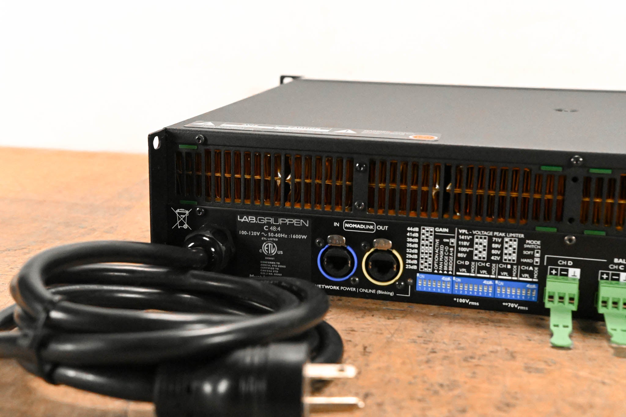 Lab Gruppen C 48:4 4800W 4-Channel Power Amplifier