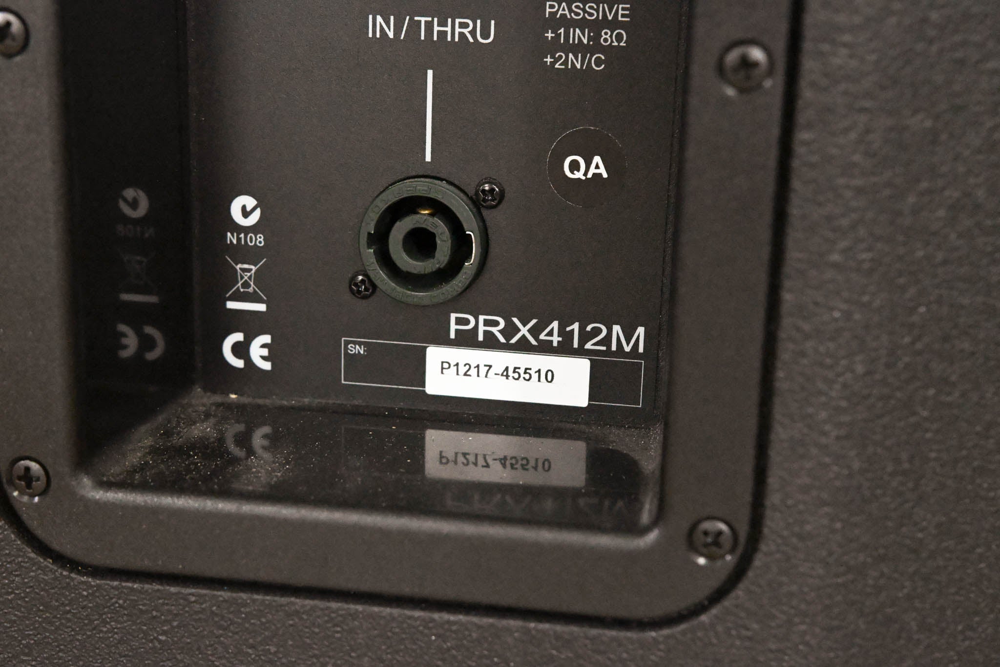 JBL PRX412M 1200W 12" Two-Way Passive Speaker (PAIR)