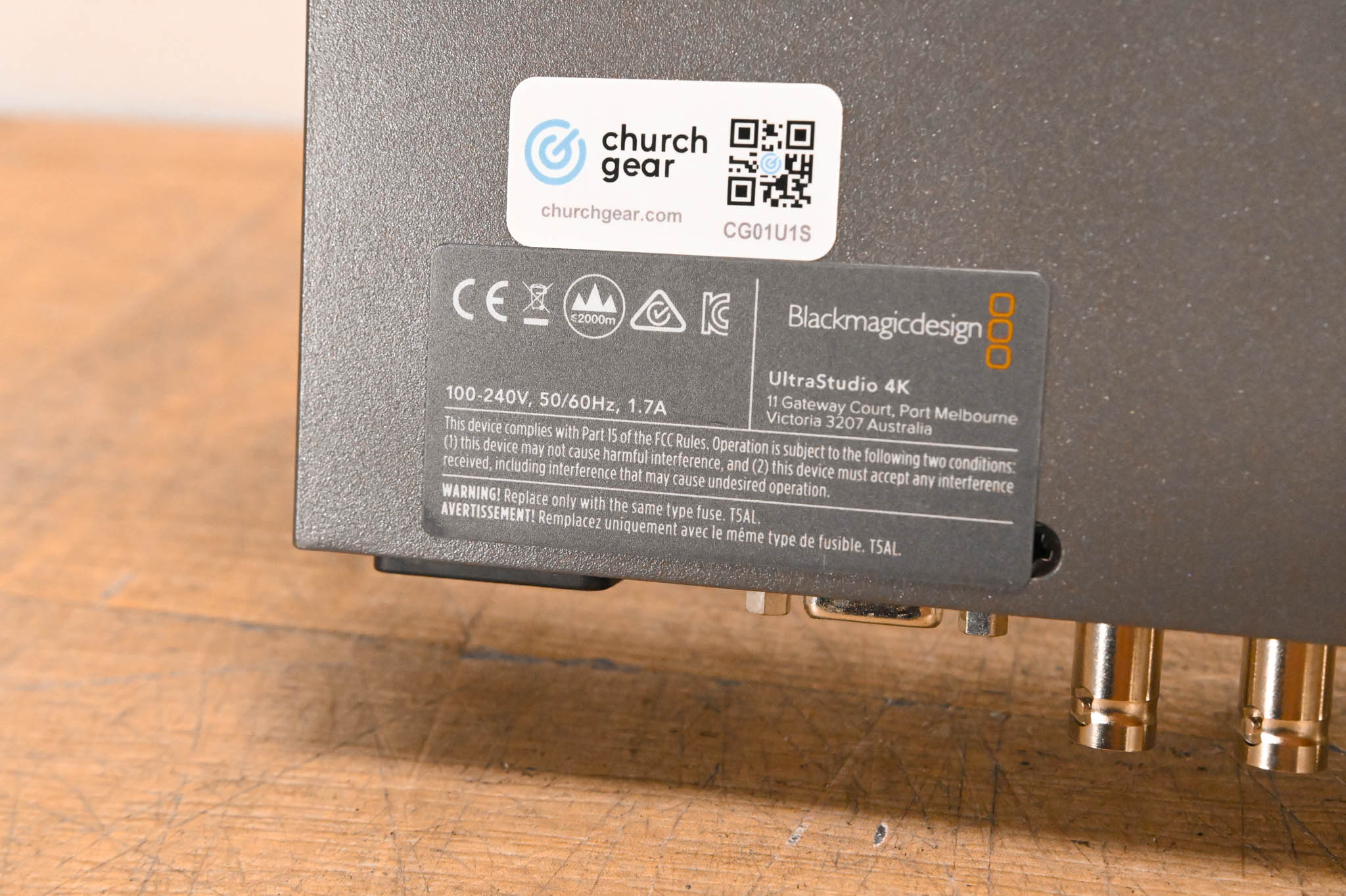 Blackmagic Design UltraStudio 4K Thunderbolt 2