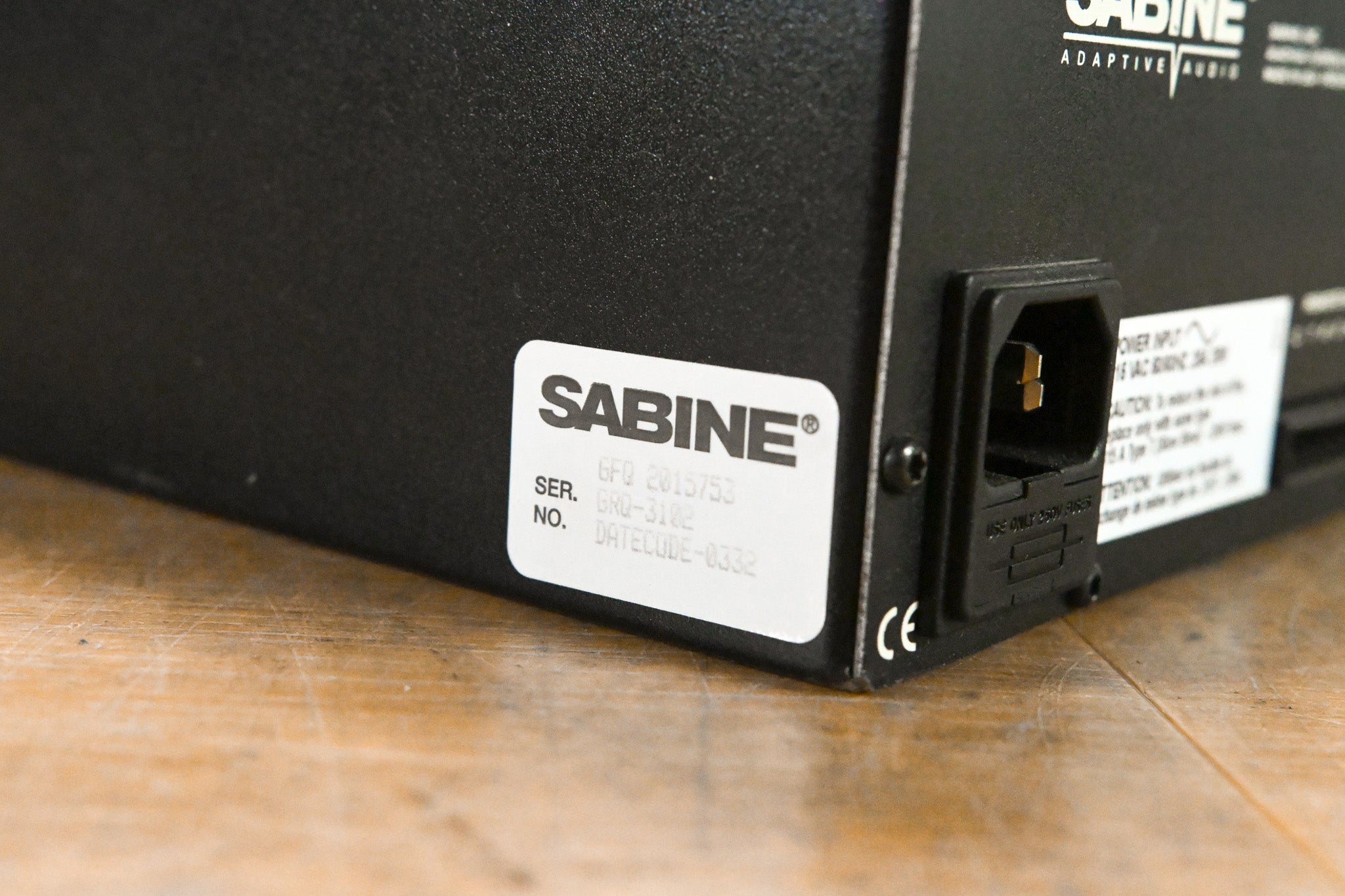 Sabine GRQ-3102 Graphi-Q Digital 2 Channel EQ, Compressor, Delay