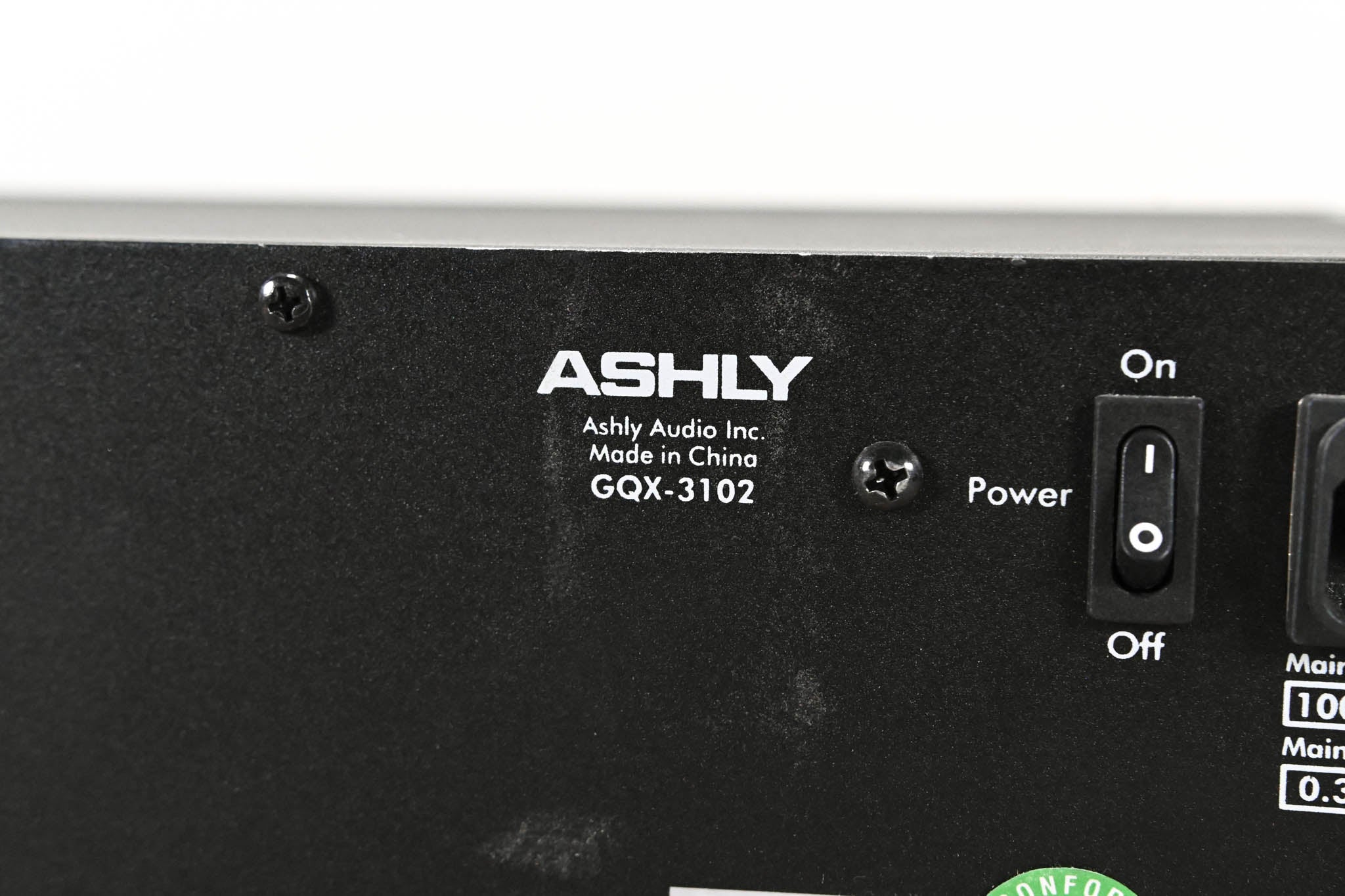 Ashly GQX-3102 2-Channel 31-Band Graphic Equalizer