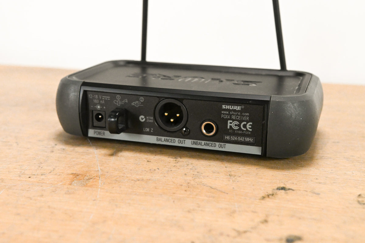 Shure PGX14 Wireless Bodypack System - 524-542 MHz (NO POWER SUPPLY)