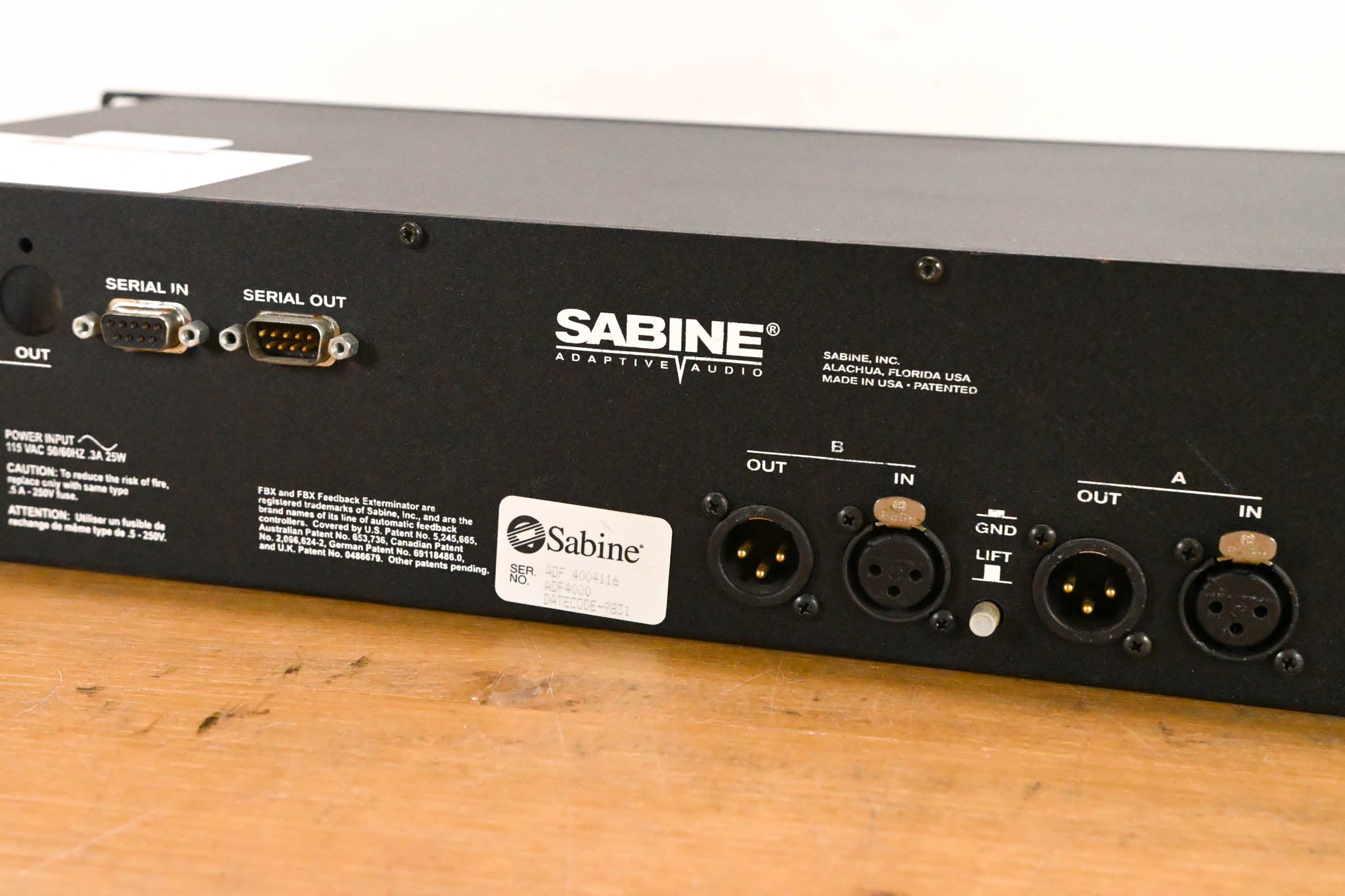 Sabine Power-Q ADF-4000 Processor