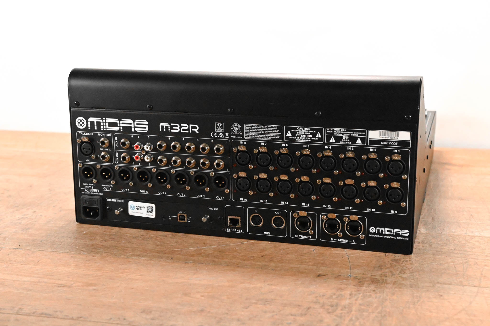 Midas M32R 40-Channel Digital Mixing Console