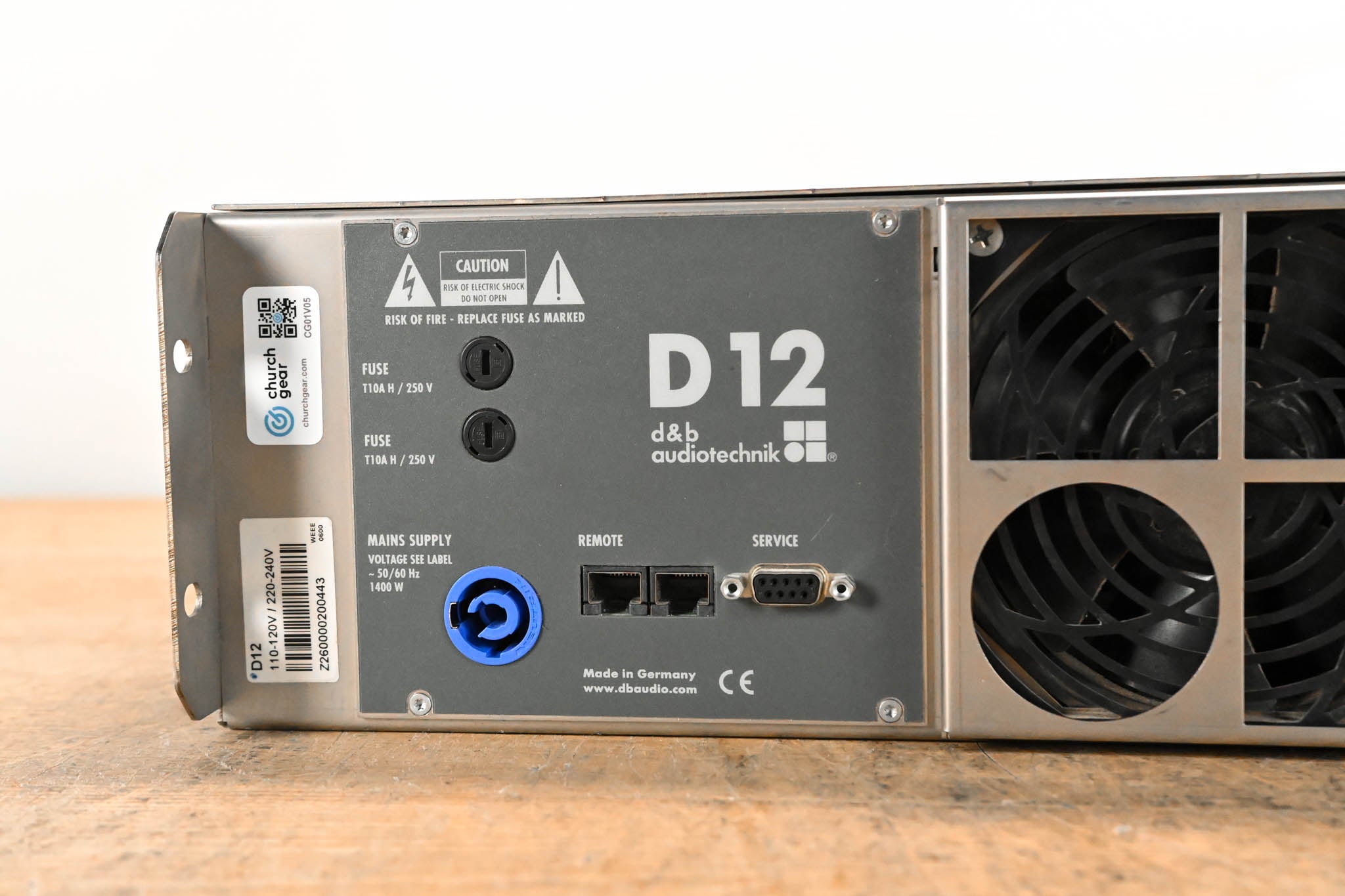 d&b audiotechnik D12 Dual-Channel Power Amplifier