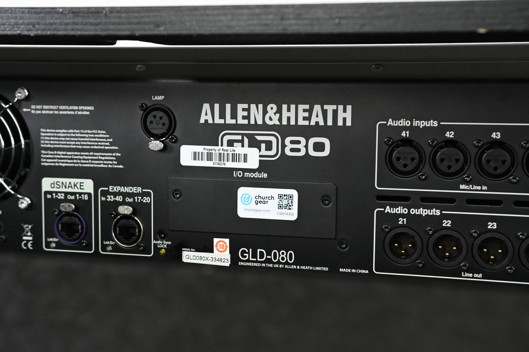 Allen & Heath GLD-80 Digital Audio Mixing Surface with Road Case