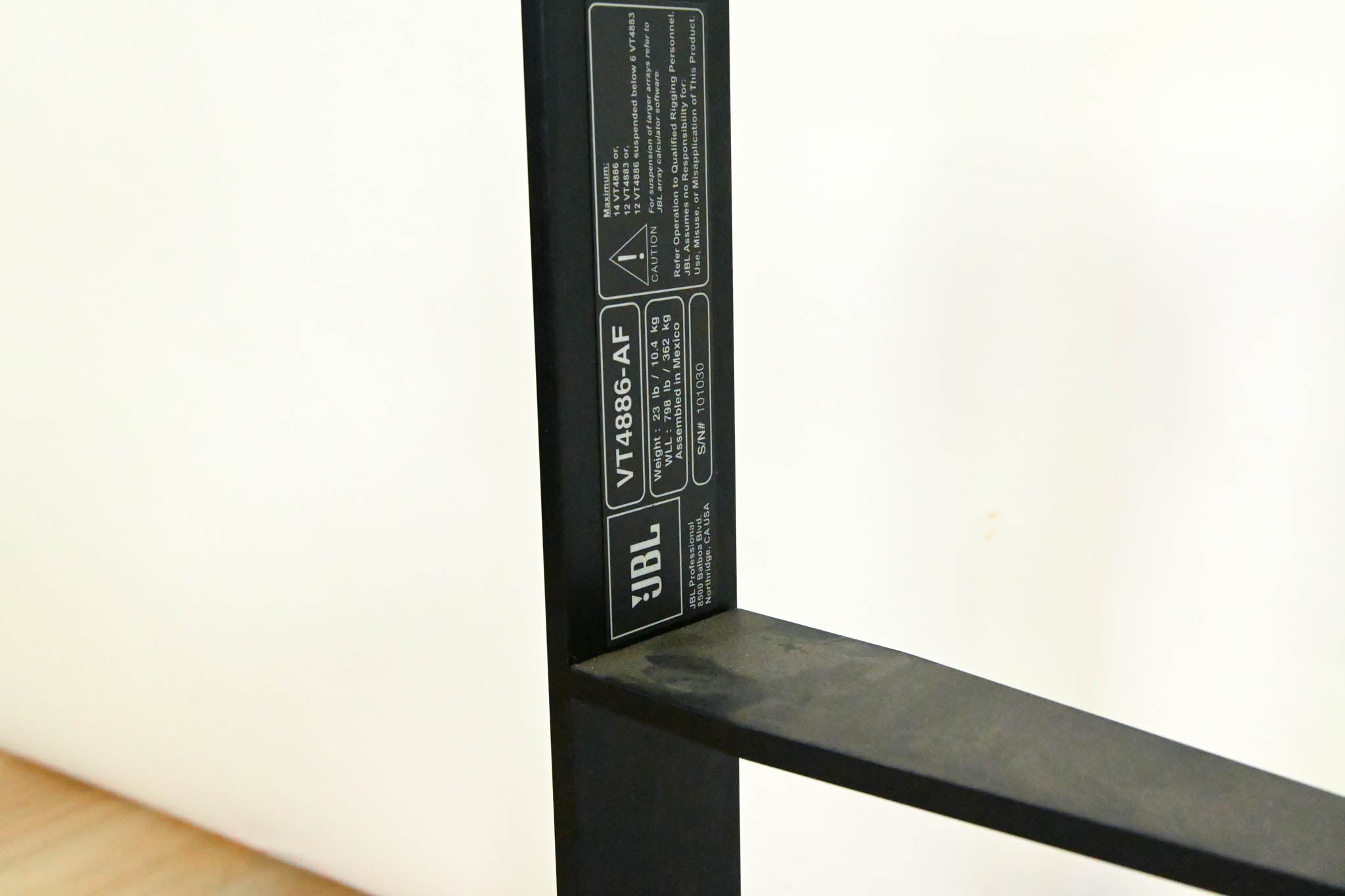 JBL VT4886-AF Array Frame for VT4886 Line Array Loudspeakers