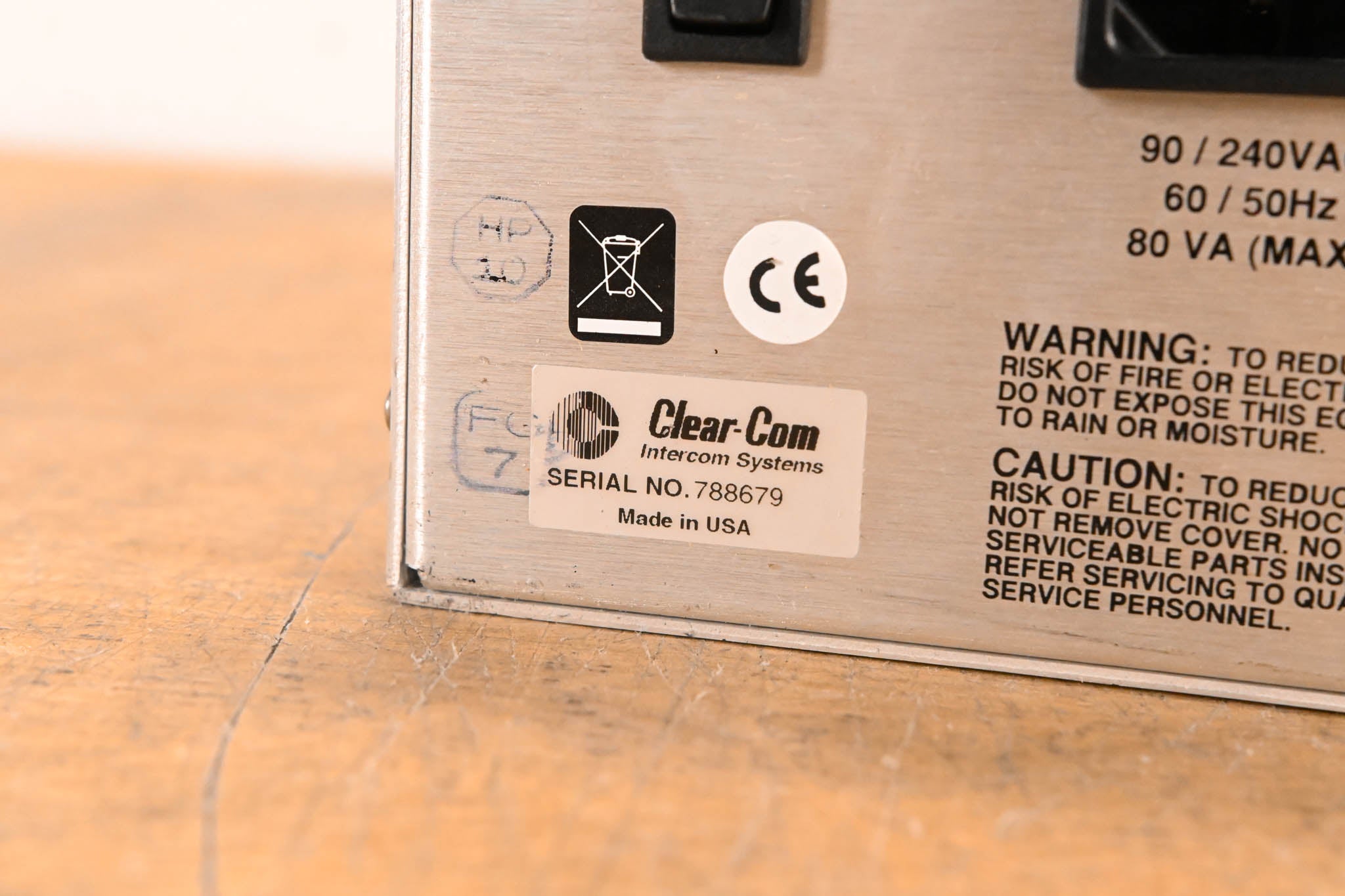 Clear-Com MS-440 4-Channel Intercom Main Station