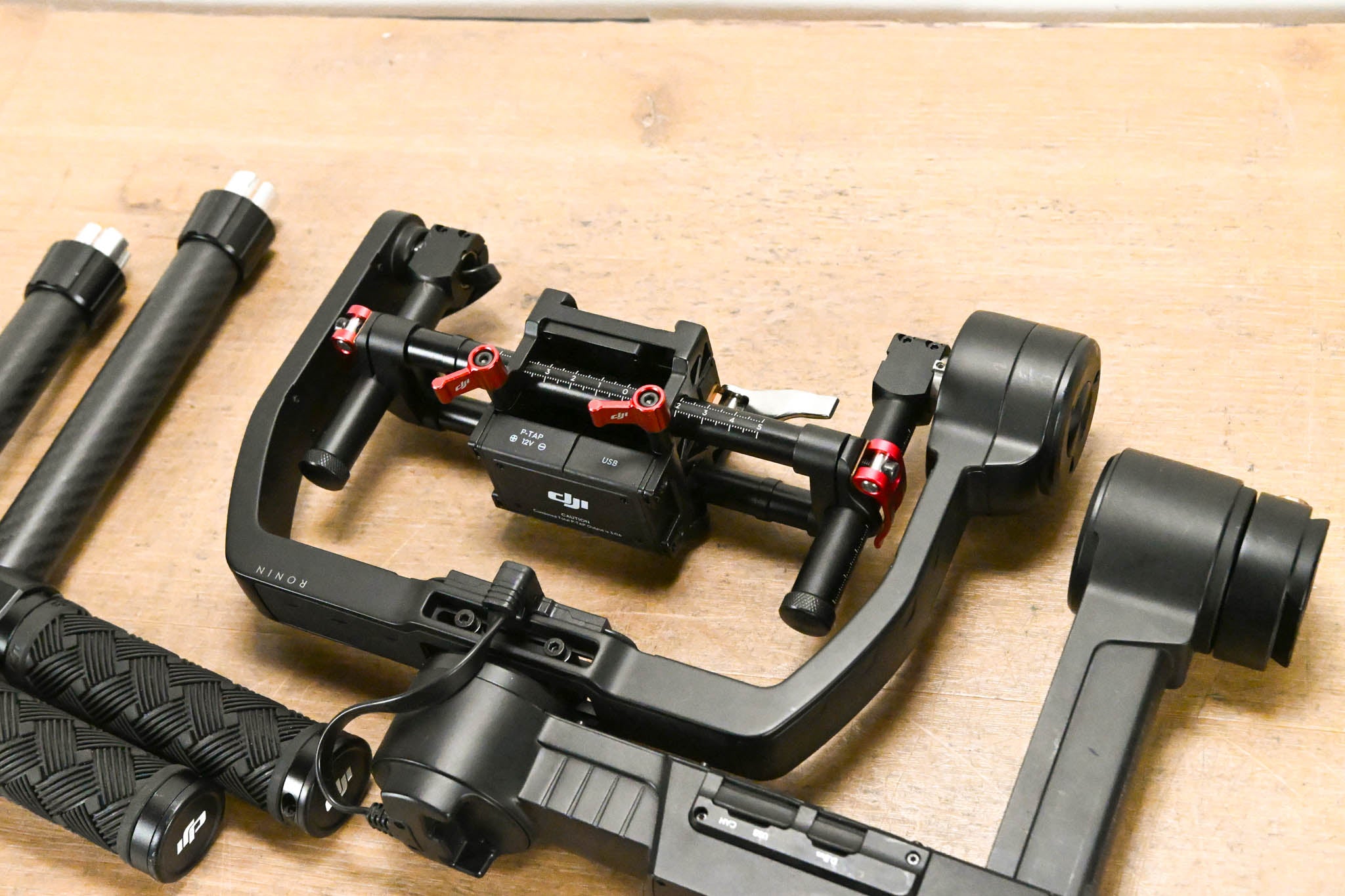 DJI Ronin-M RM-6 3-Axis Gimbal Stabilizer Body & Handles (INCOMPLETE)