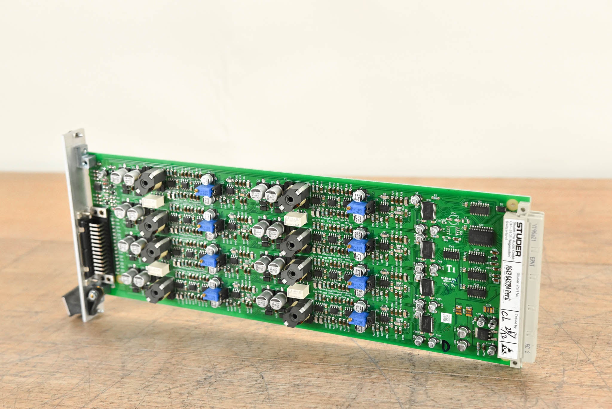 Studer 8-Channel Analog Line Out Card for D21m & D23m Modular I/O System