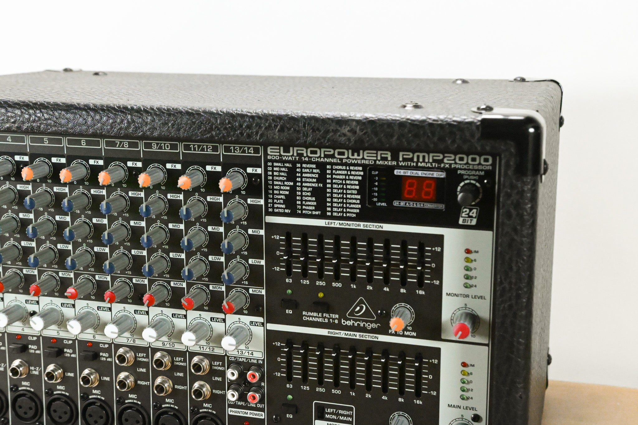 Behringer Europower PMP2000  800-Watt 10-Channel Powered Mixer