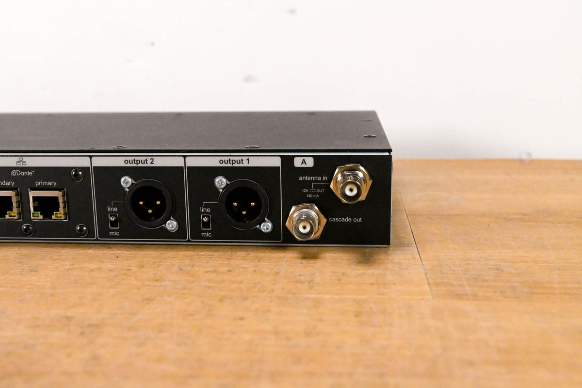 Shure ULXD4Q Receiver w/ 4 Handhelds + 4 Packs + 4 Lav Mics - L50 Band