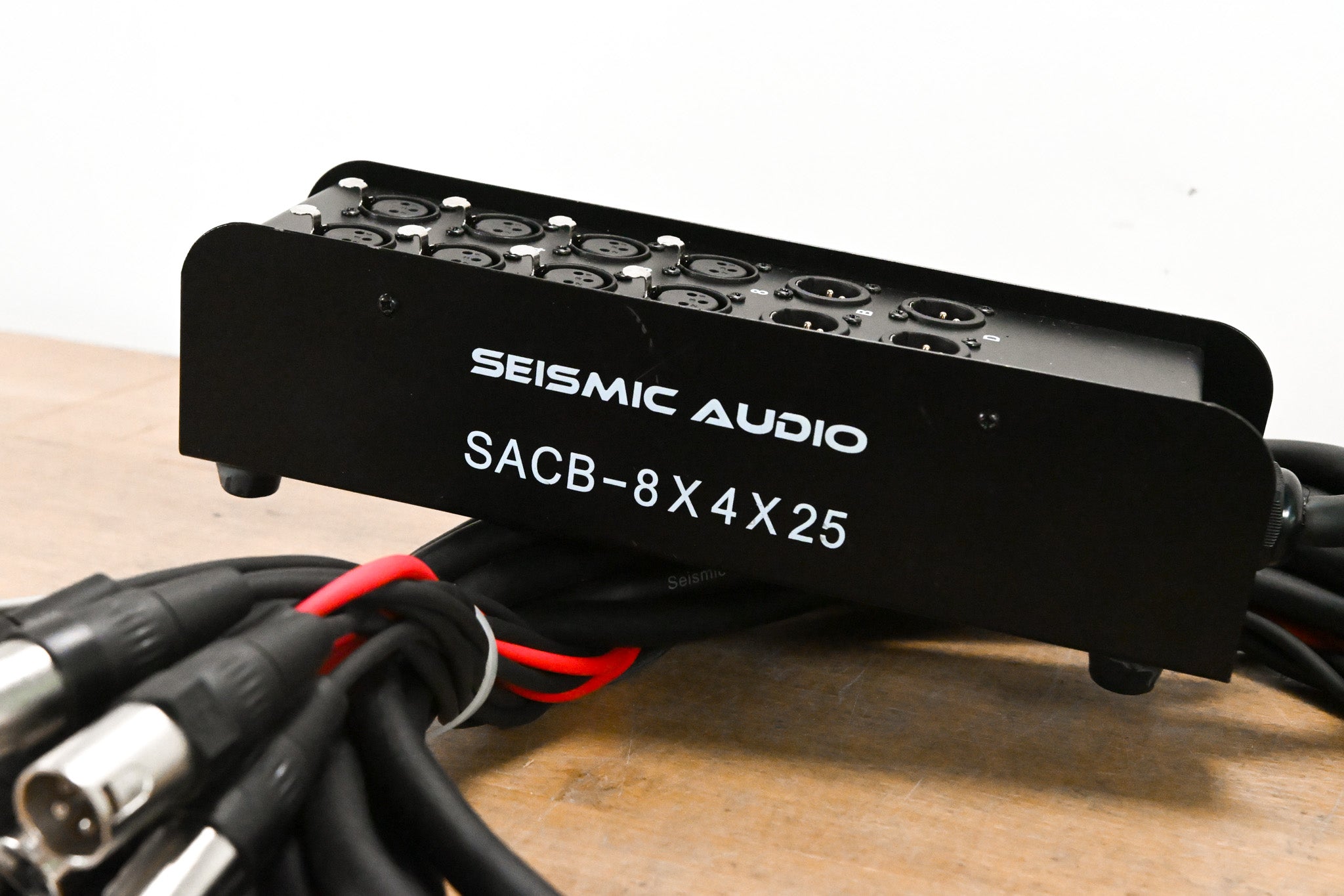 Seismic Audio SACB-8x4x25 8-Channel XLR Snake Cable w/ 4 Returns - 25'
