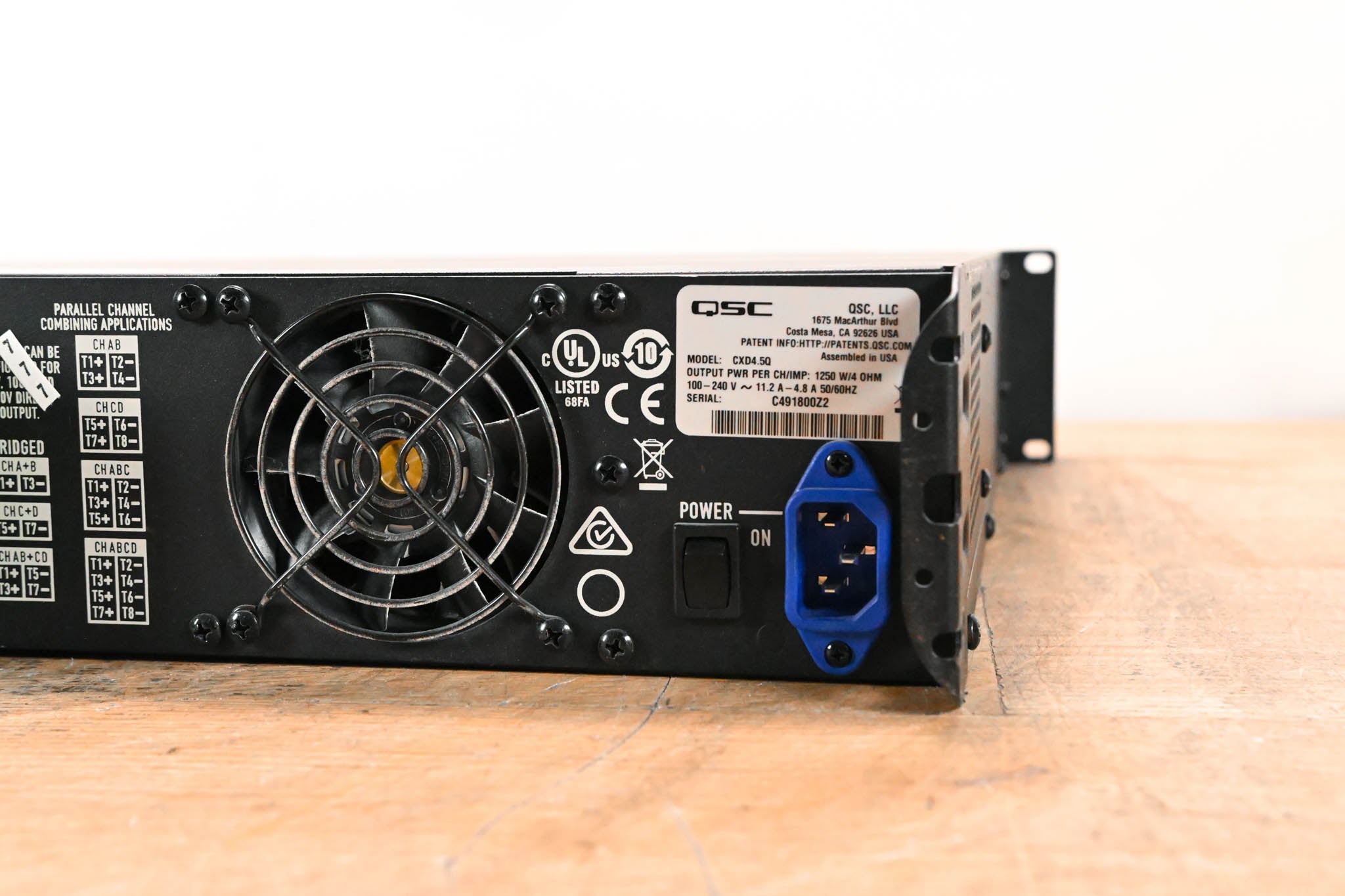 QSC CXD4.5Q 4-Channel Network Amplifier