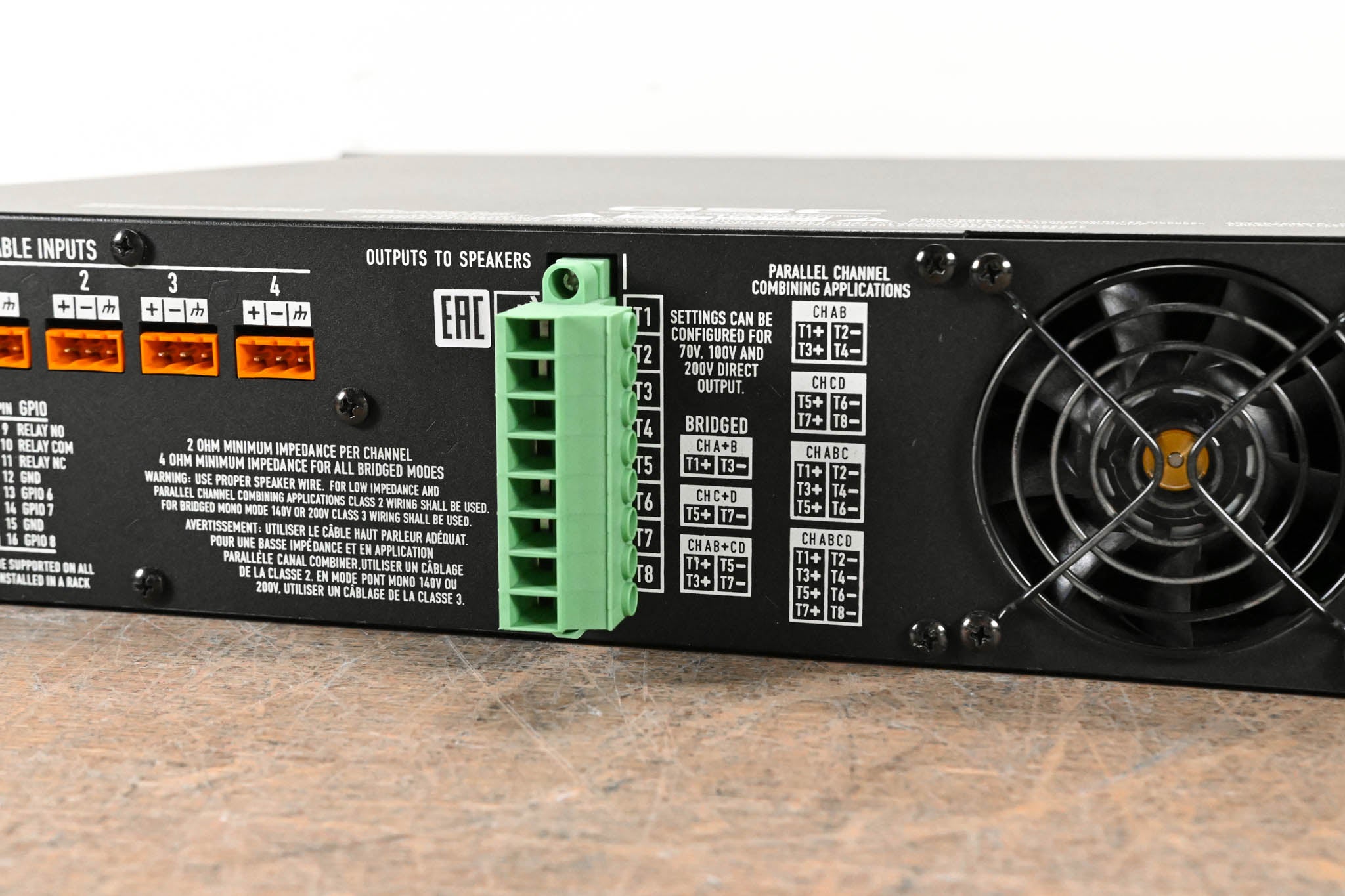 QSC CXD4.5 4-Channel Installation Power Amplifier with DSP