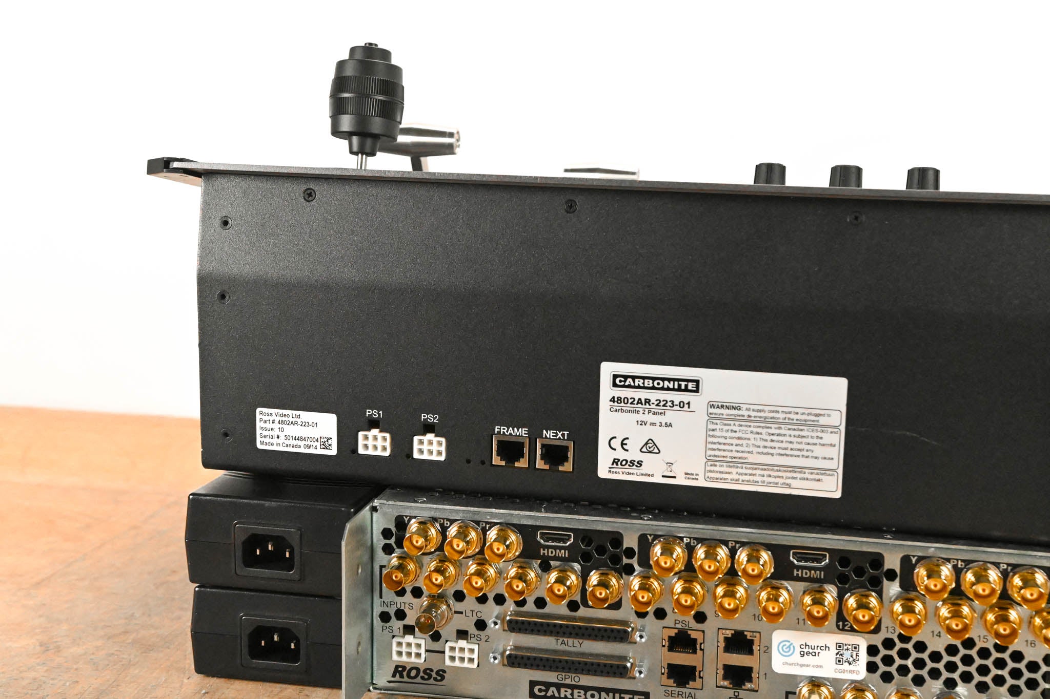 Ross Carbonite MultiMedia Frame 1 M/E Video Switcher w/Carbonite 2 Panel