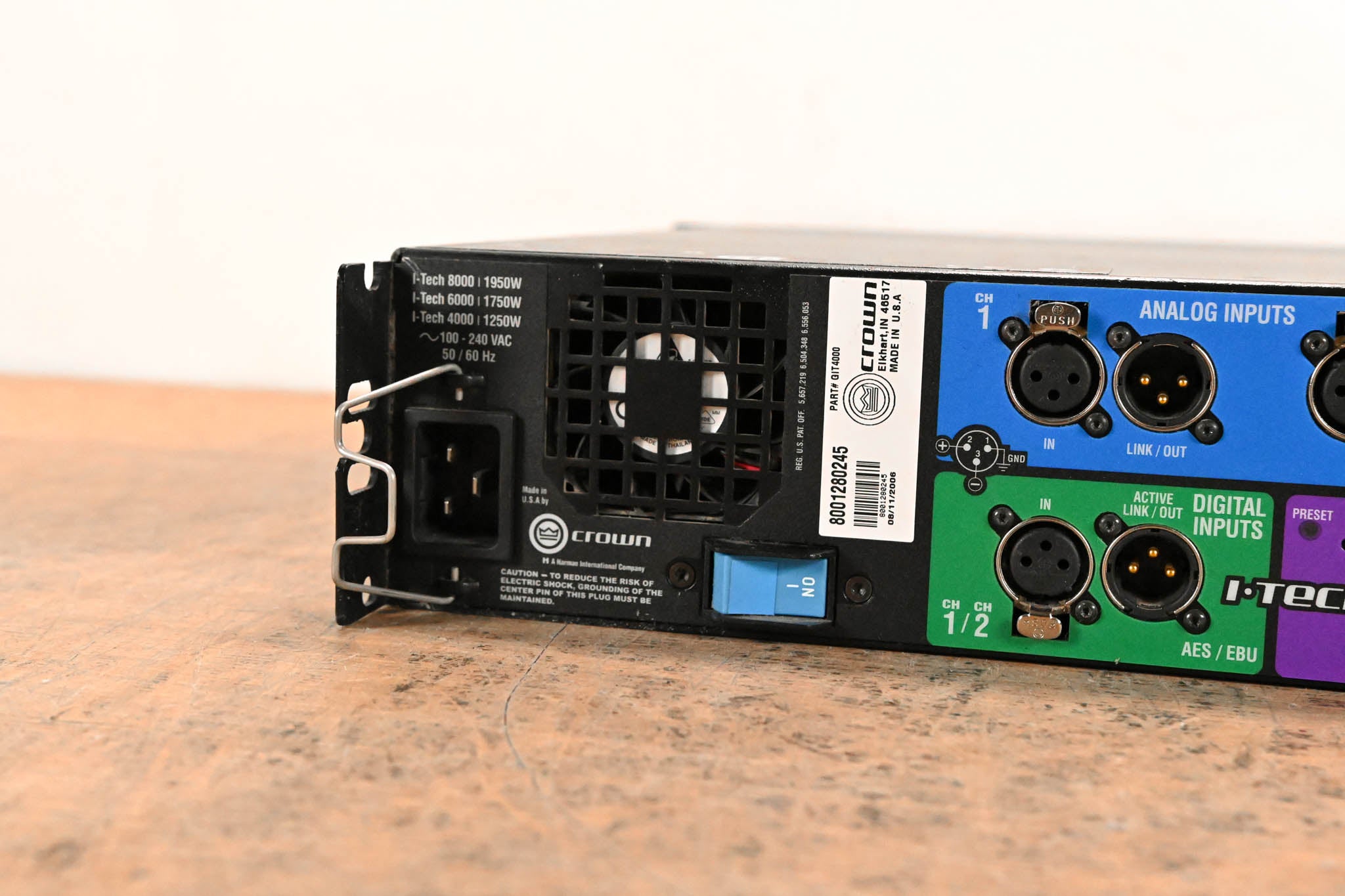Crown I-Tech 4000 2-Channel Power Amplifier