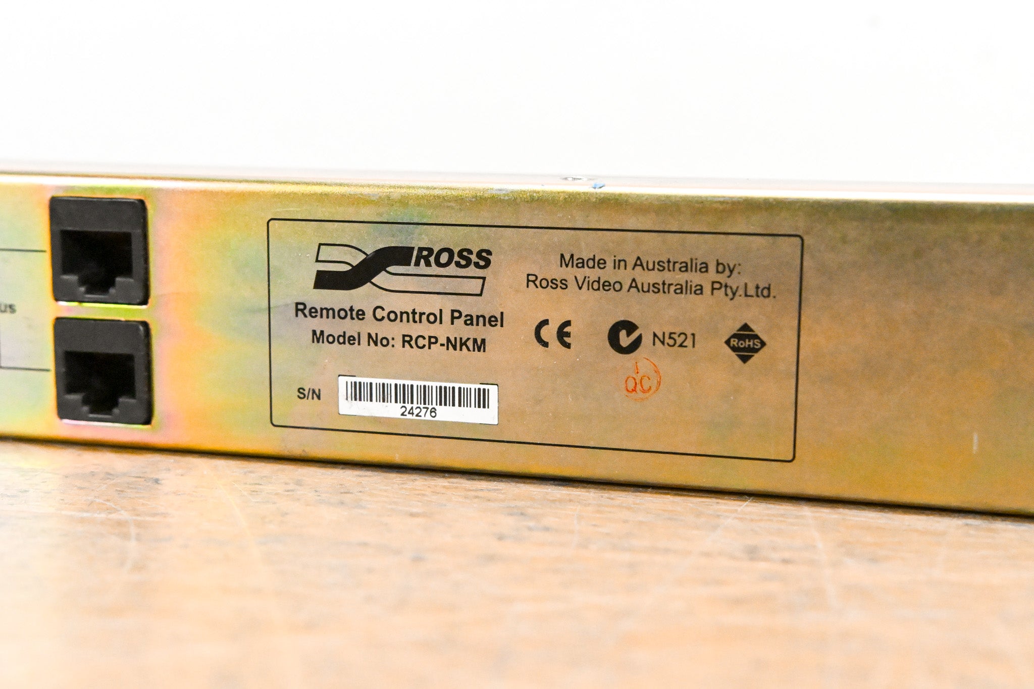 Ross RCP-NKM 1RU Remote Control Panel (NO POWER SUPPLY)