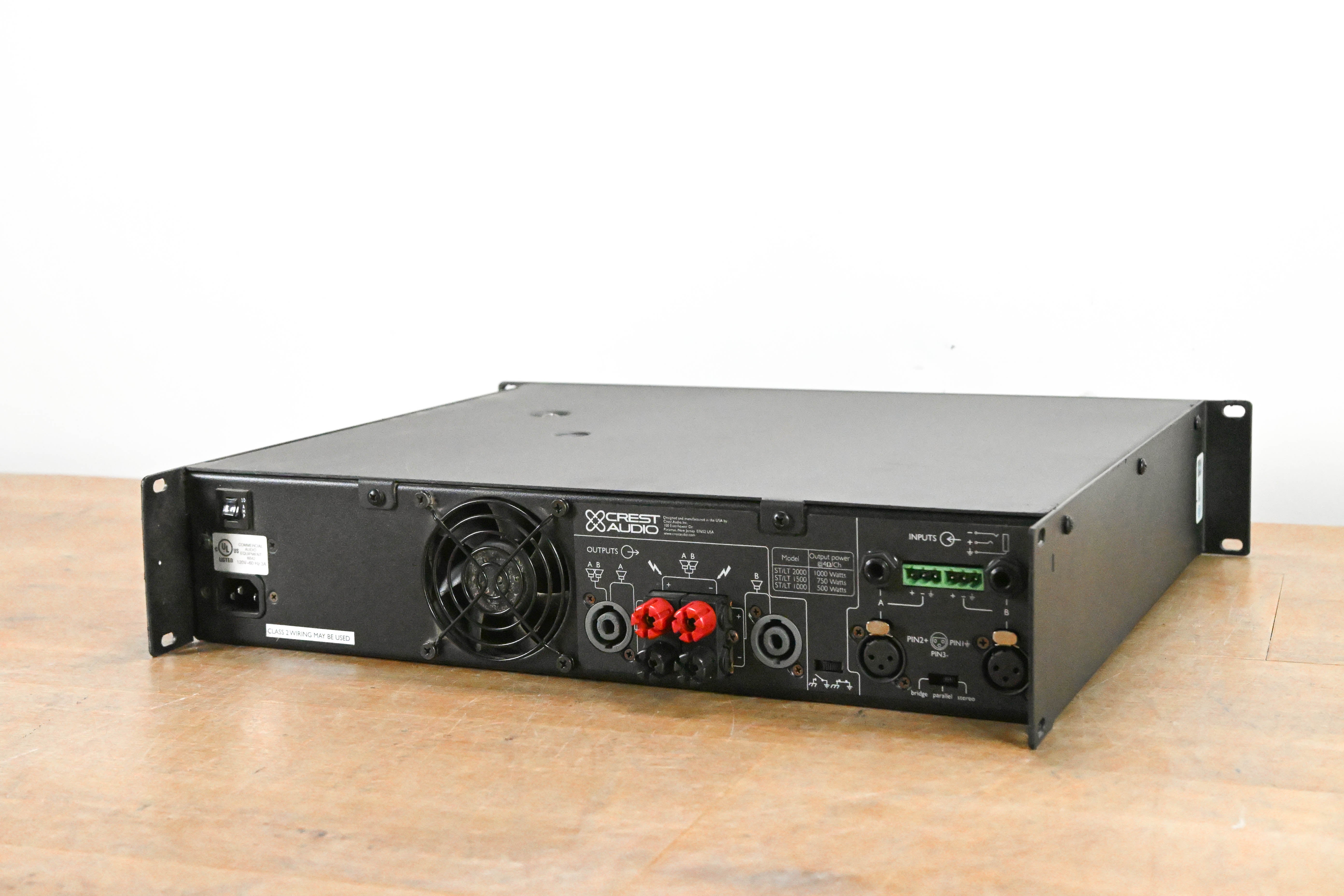 Crest Audio LT1000 2-Channel Power Amplifier