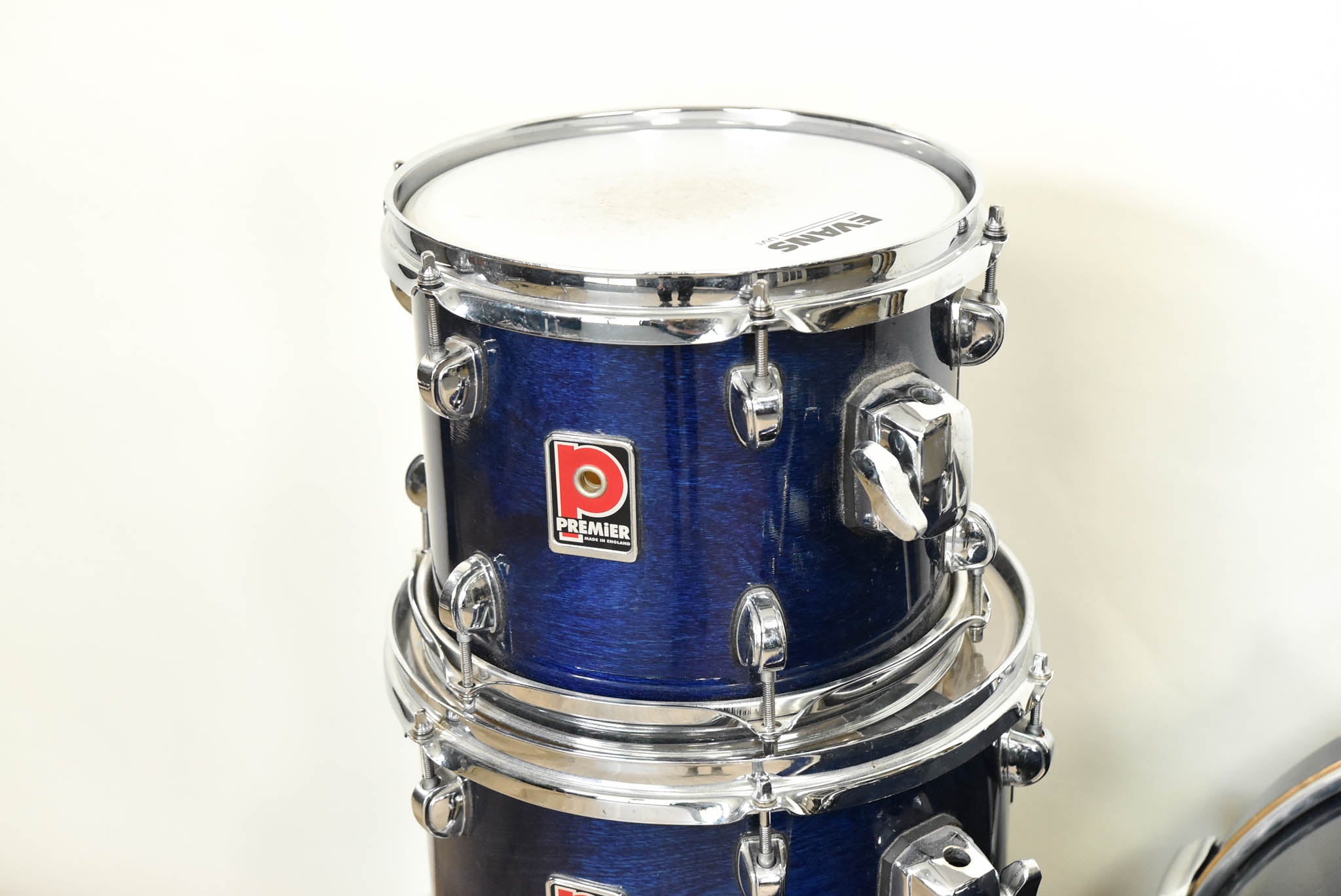 Premier 4-Piece Drum Kit - Transparent Blue