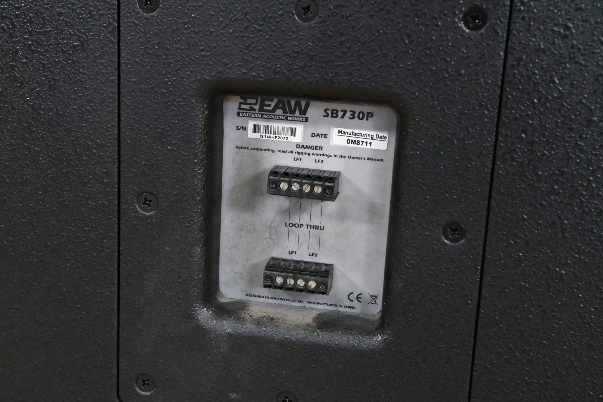 EAW SB730P Dual 12-inch Subwoofer