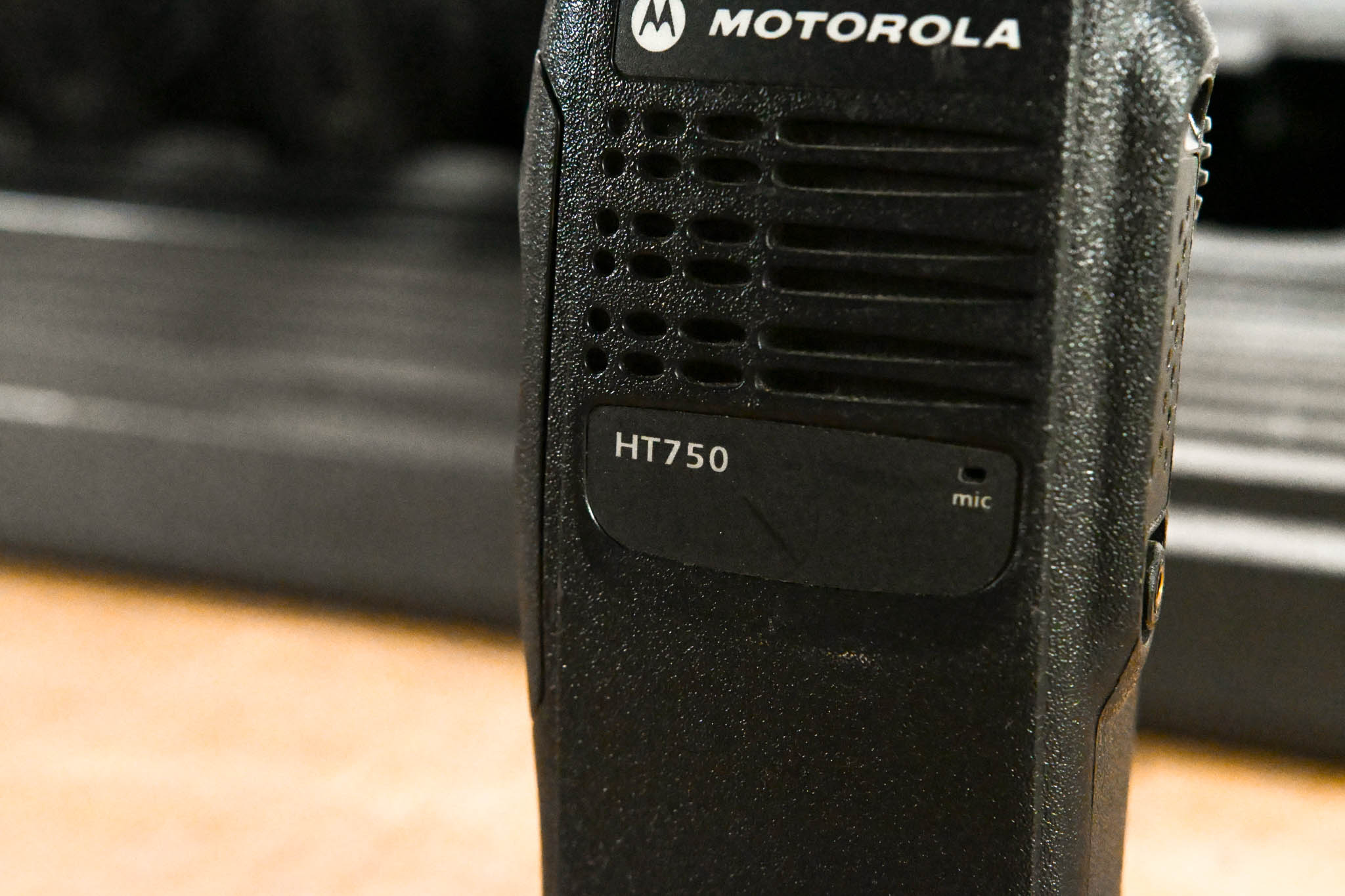 Motorola HT750 Portable Radio (Pack of 6) with 6-Bay Charging Station