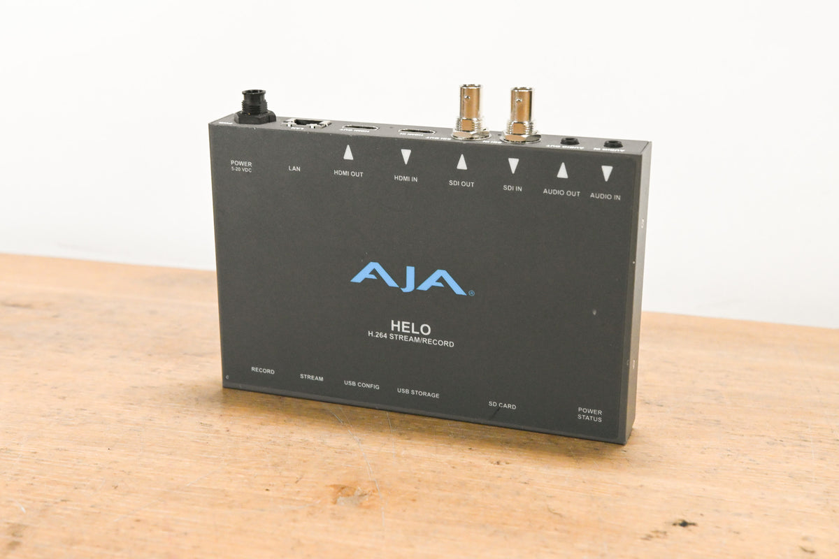 AJA HELO H.264 Streamer and Recorder (NO POWER SUPPLY)
