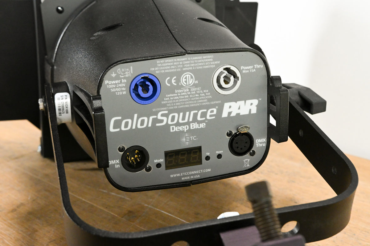 ETC ColorSource PAR Deep Blue LED Wash Light - Black