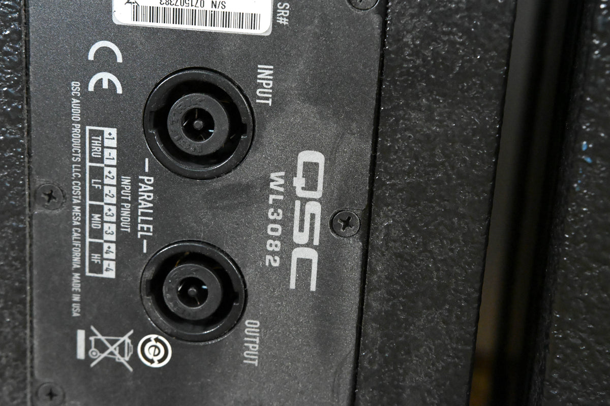 QSC WL3082 WideLine-8 3-Way Line Array Loudspeaker (PAIR)