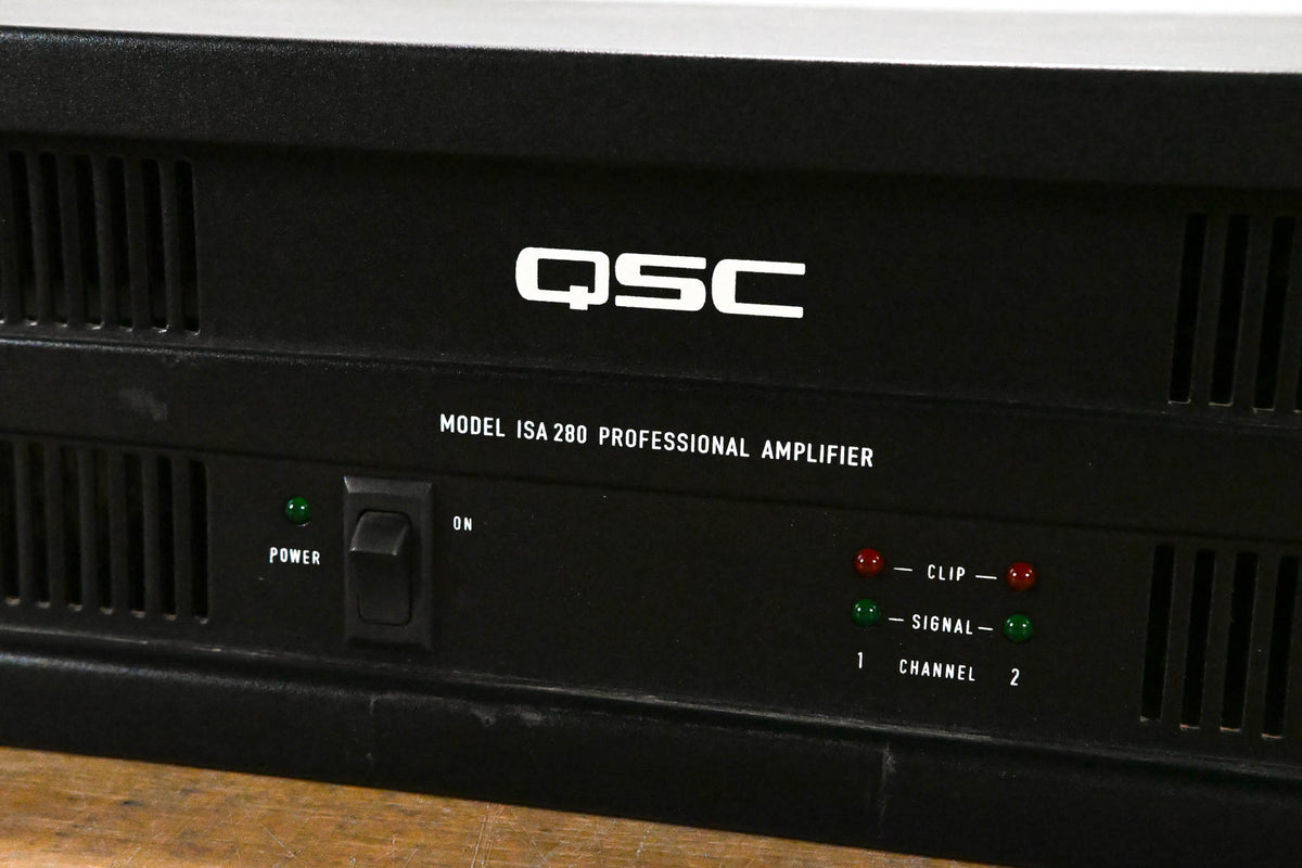QSC ISA280 2-Channel Installation Power Amplifier