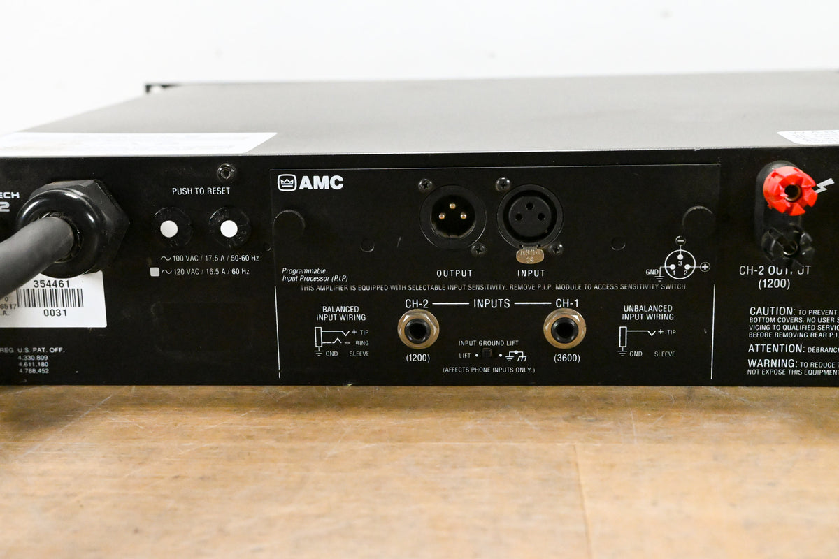 Crown Macro-Tech 36x12 2-Channel Power Amplifier