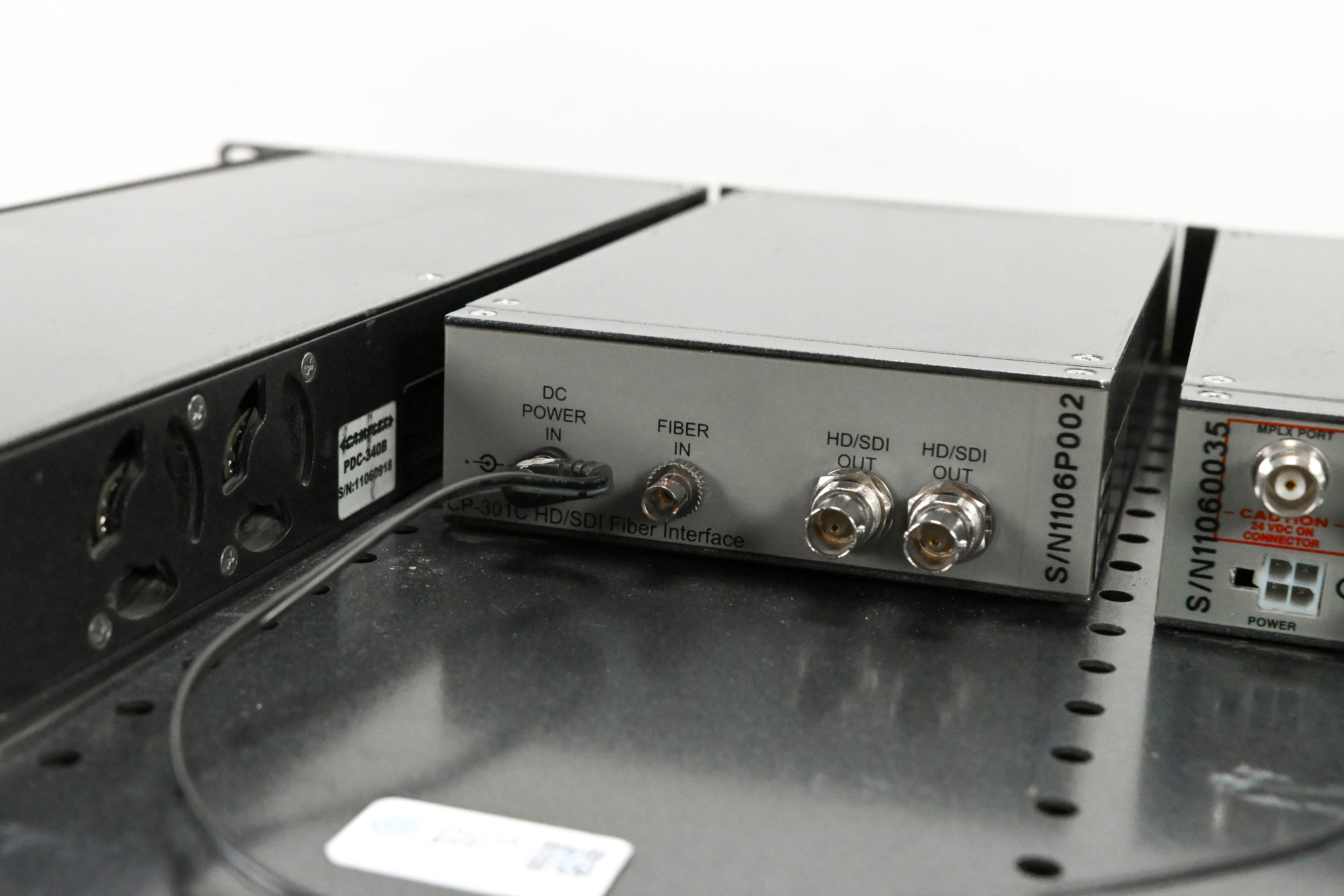 Camplex CP-301C HD/SDI Fiber Camera Multiplexer Rack