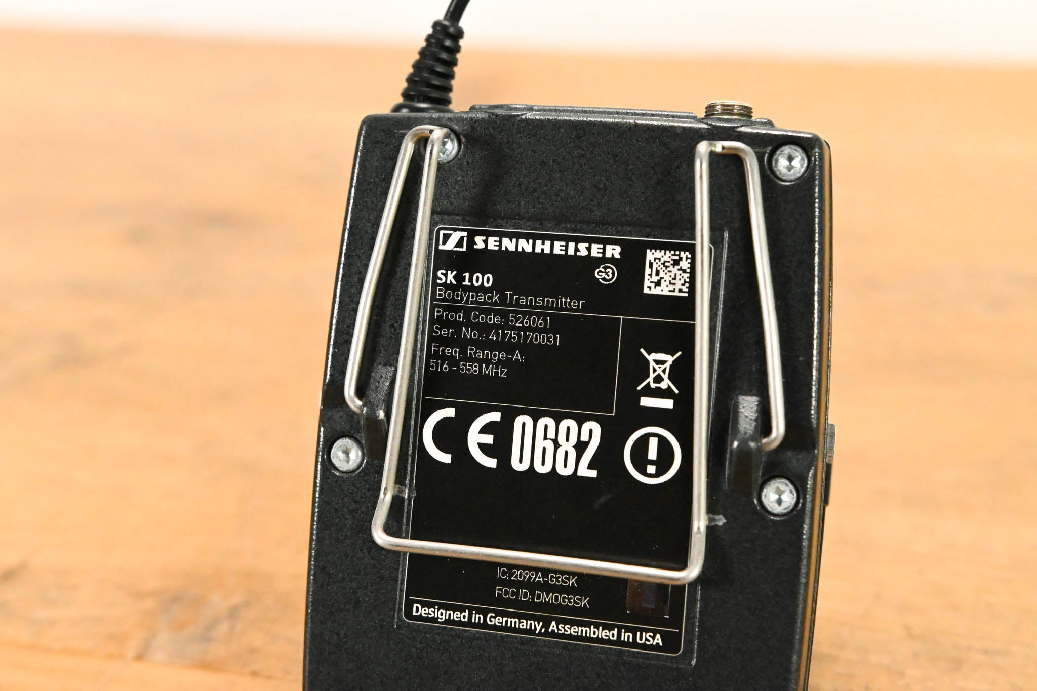 Sennheiser ew 100 G3 Bodypack Wireless System - A Range NO POWER SUPPLY