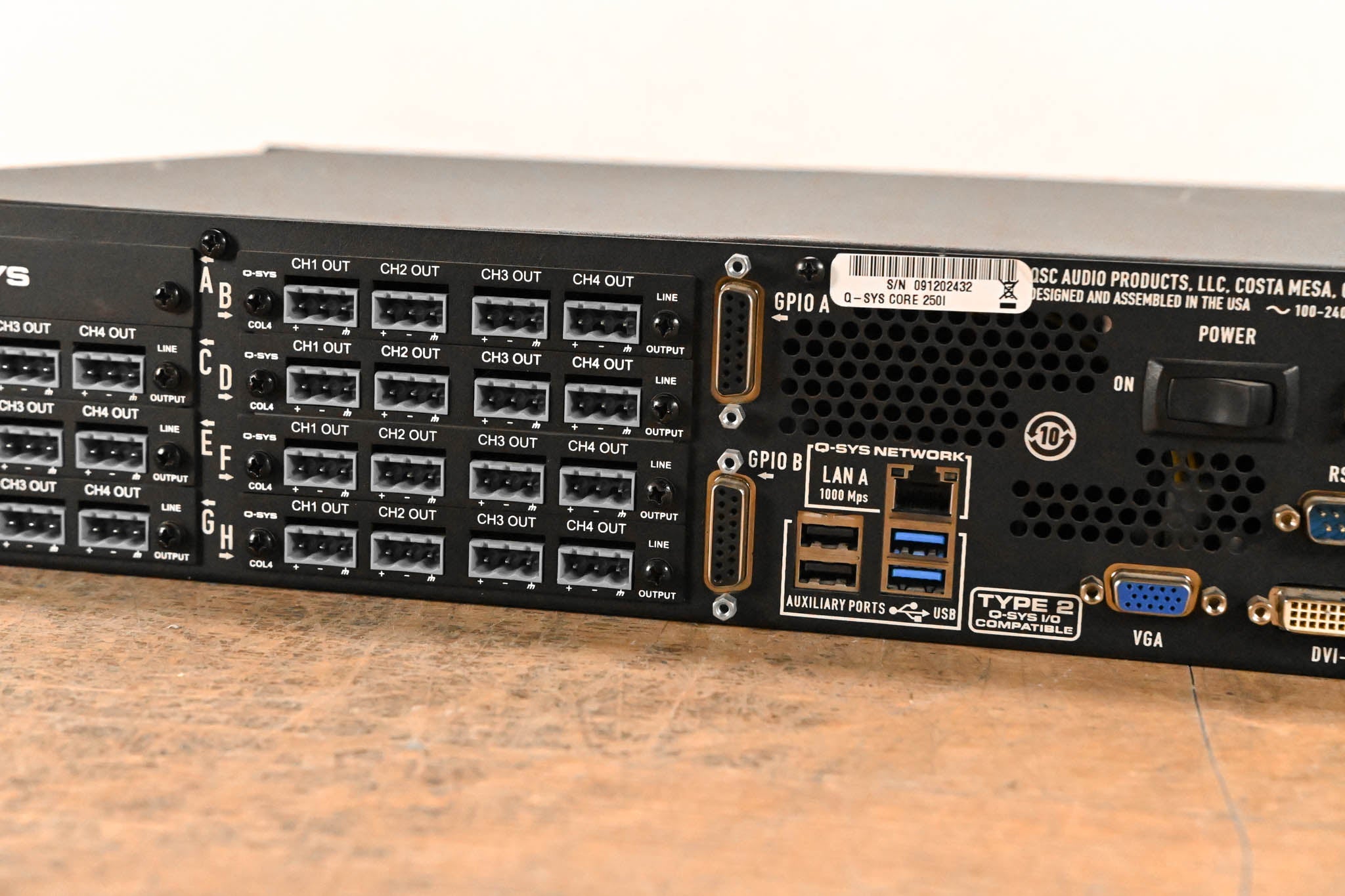 QSC Q-SYS Core 250i Integrated System Processor