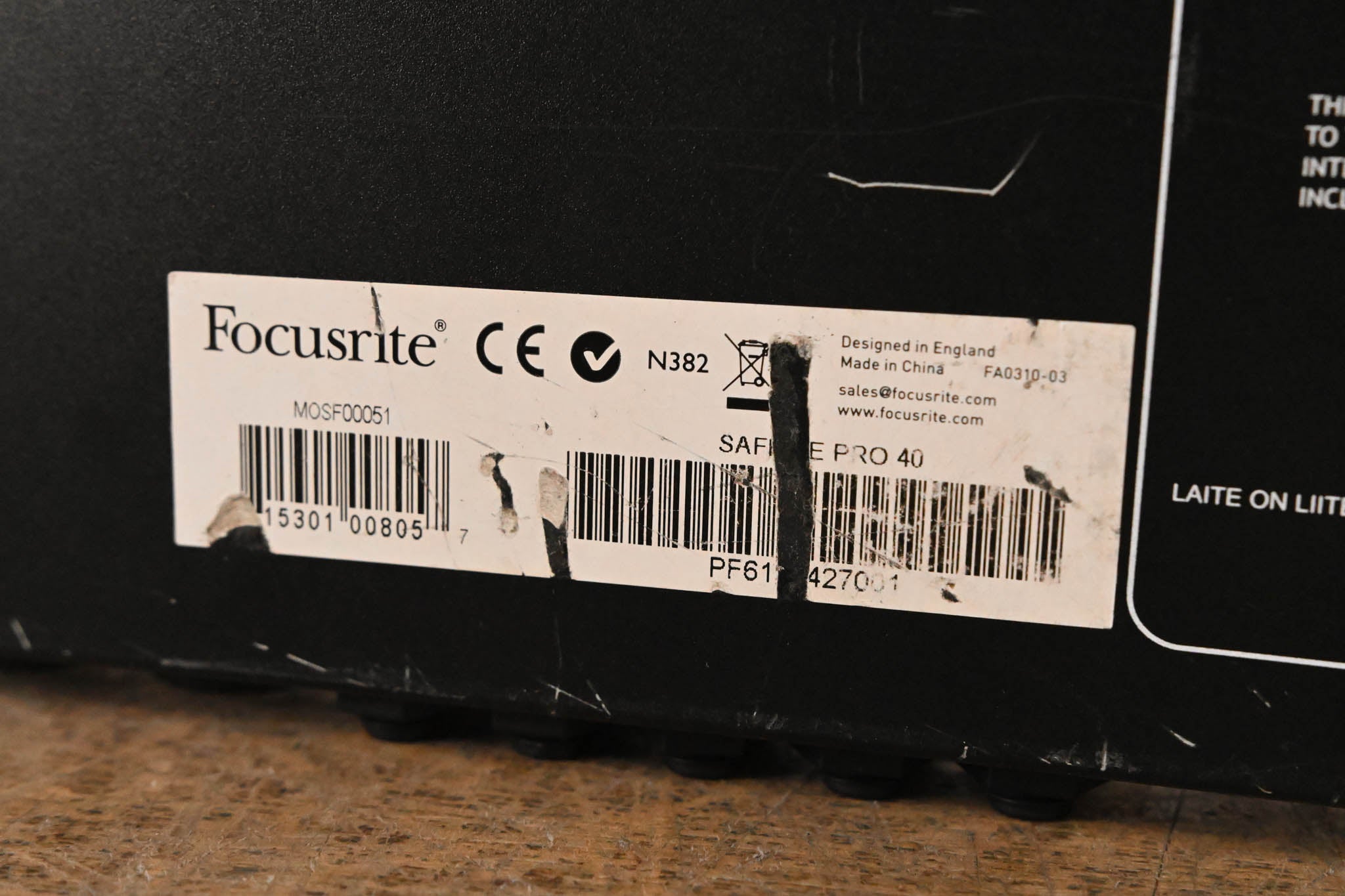 Focusrite Saffire Pro 40 FireWire Audio Interface