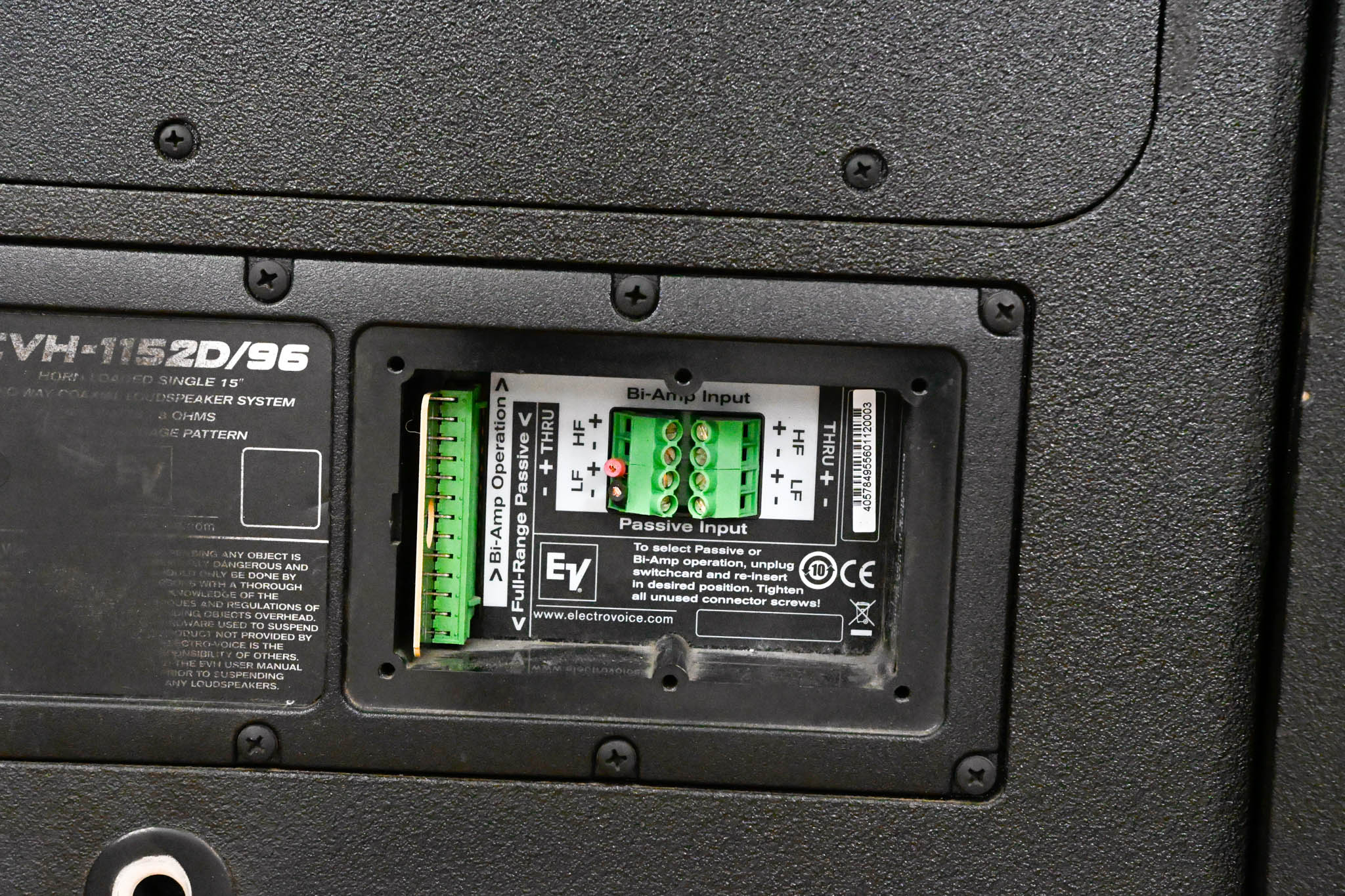 Electro-Voice (EV) EVH-1152D/96 15" Point-Source Loudspeaker (PAIR)