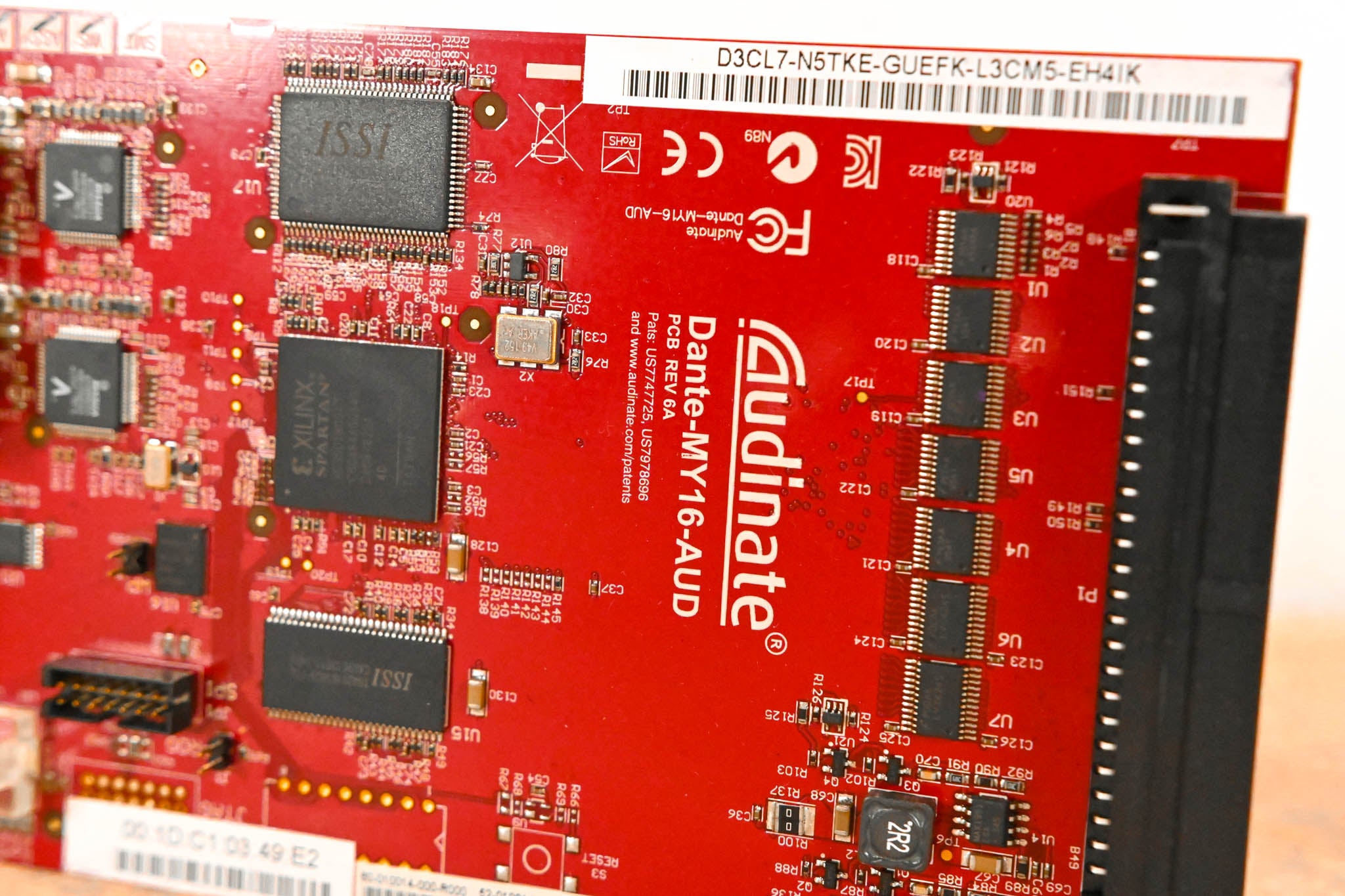 Audinate Dante-MY16-AUD 16-Channel Dante Network I/O Card