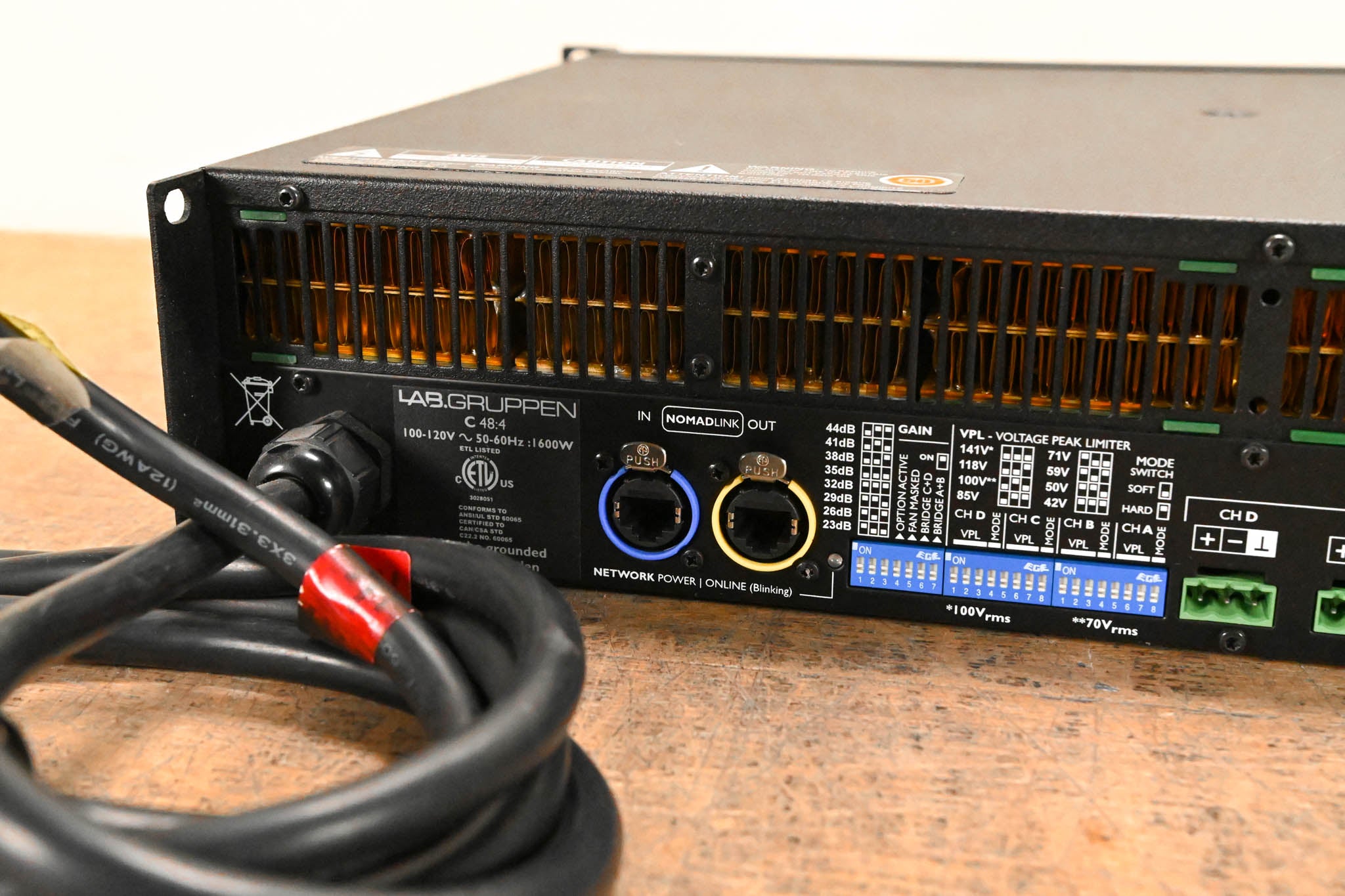 Lab Gruppen C 48:4 4800W 4-Channel Power Amplifier