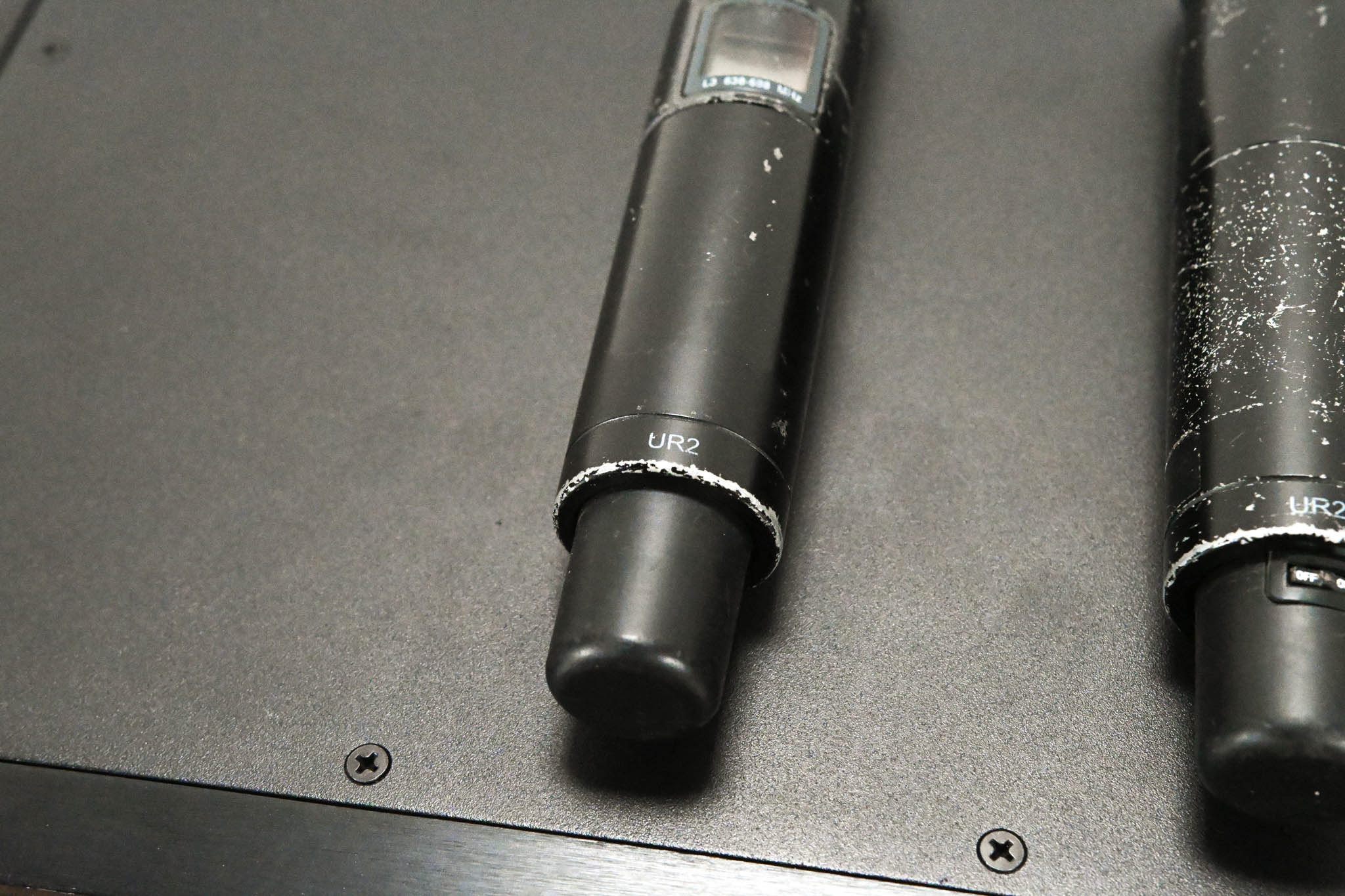Shure UR4D Dual Receiver w/ two UR2 Transmitters (No Capsules) - L3