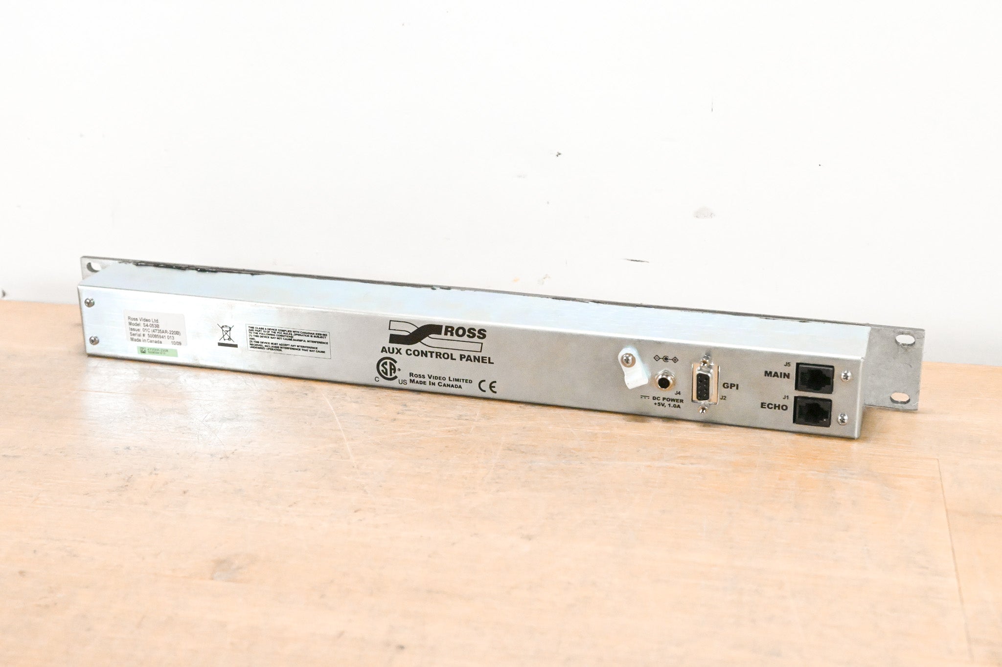 Ross S4-053B 47-Button Auxiliary Control Panel (NO POWER SUPPLY)