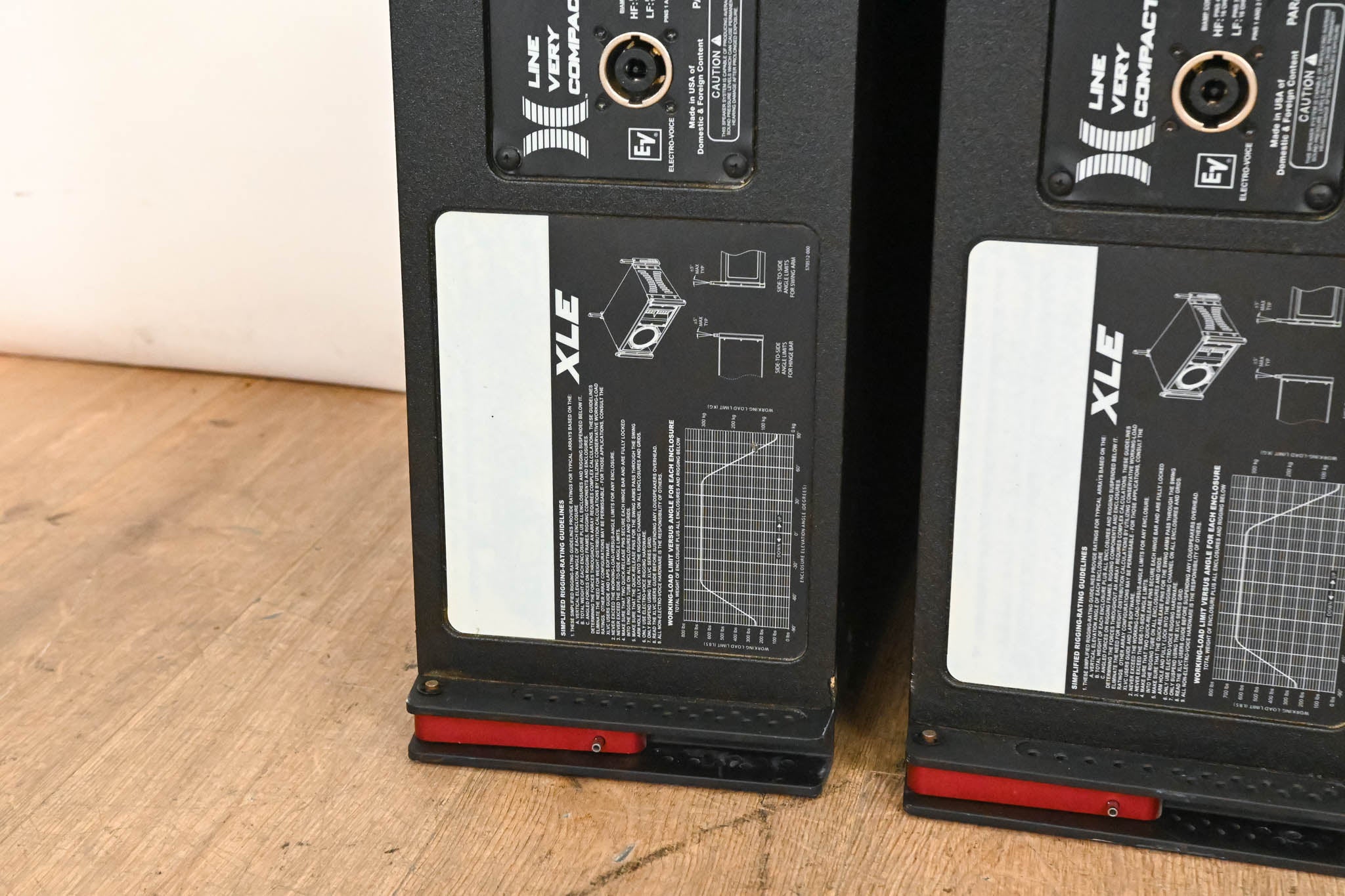 Electro-Voice (EV) XLE181 8" 2-Way Passive Line Array Speaker (PAIR)