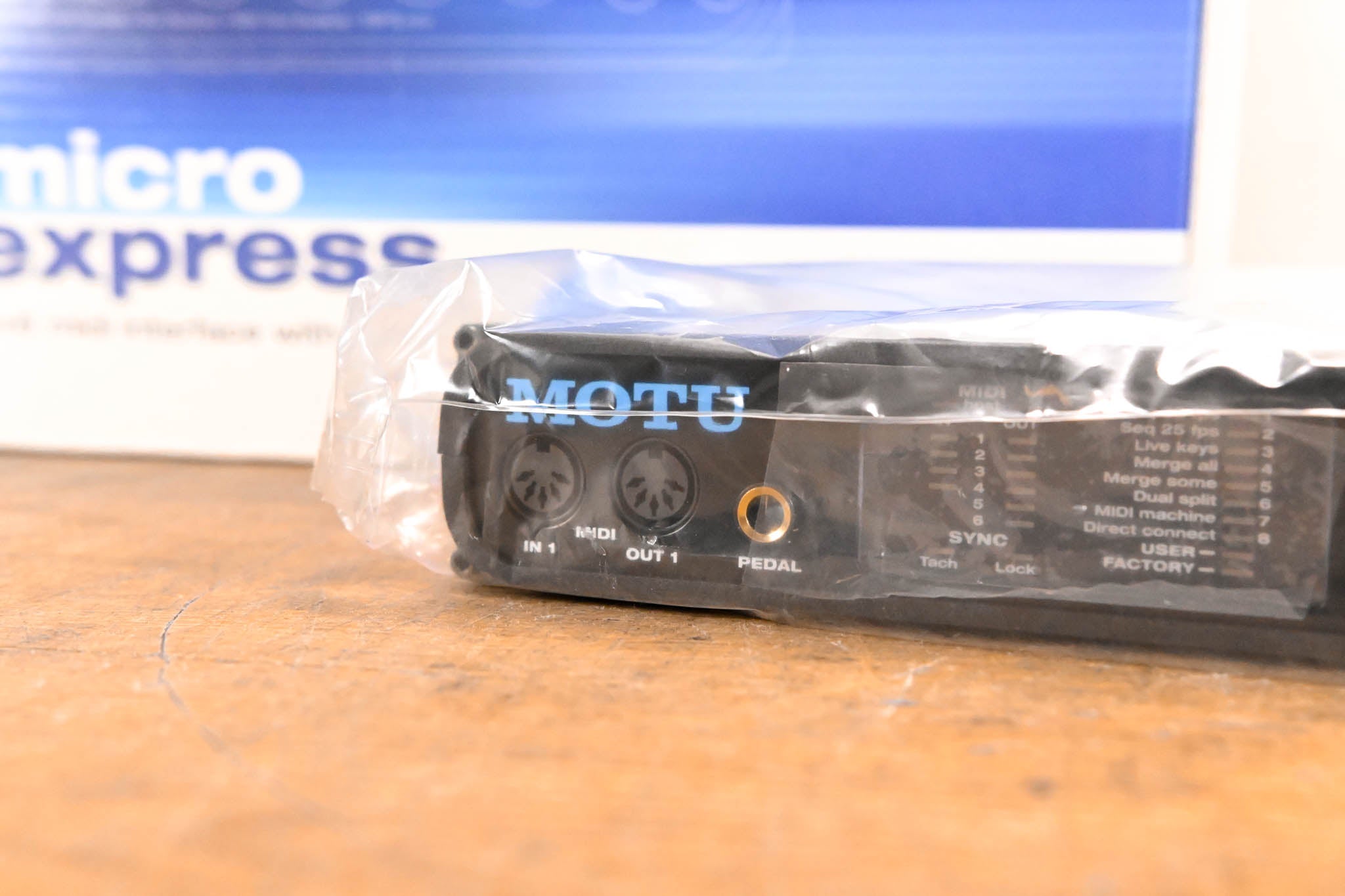 MOTU Micro Express 4x6 USB MIDI interface with Sync