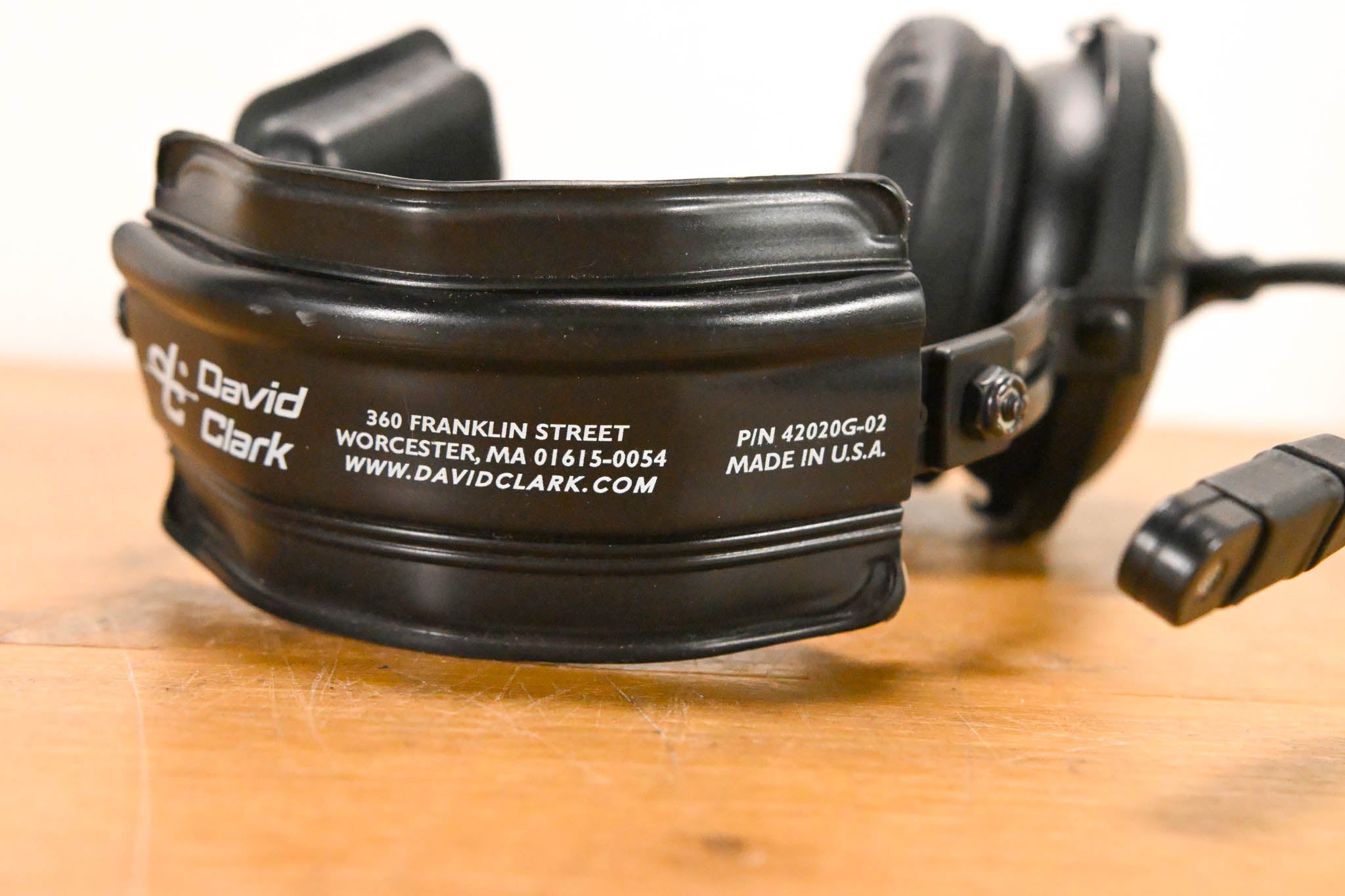 David Clark Single Ear, Over-The-Head Style Headset