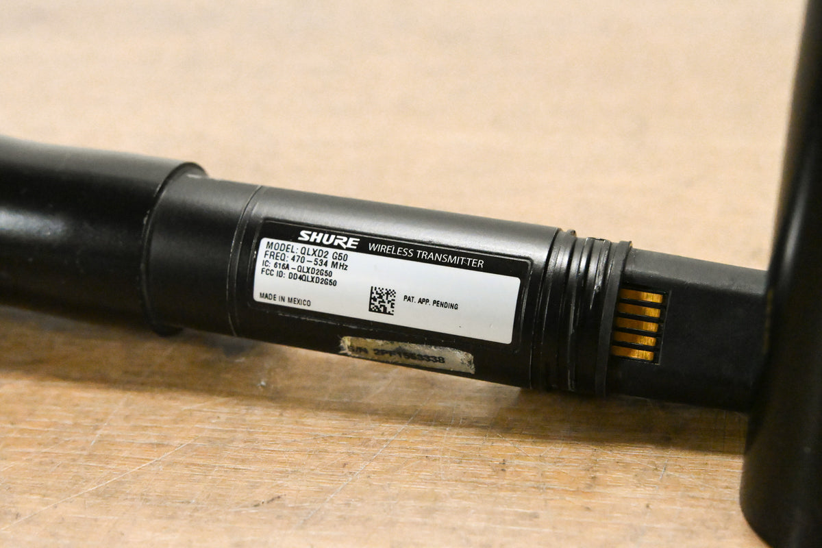 Shure QLXD24/KSM9HS Digital Handheld Wireless System - G50 Band (NO PSU)