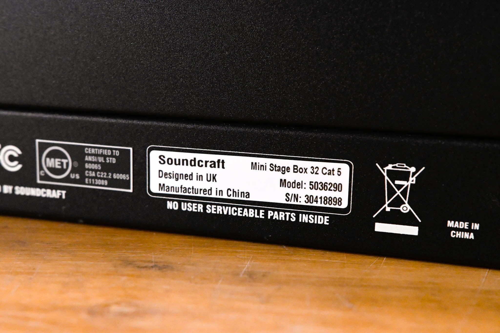 Soundcraft Mini Stagebox 32 Cat 5 32-Ch. Digital Stagebox with MADI Card