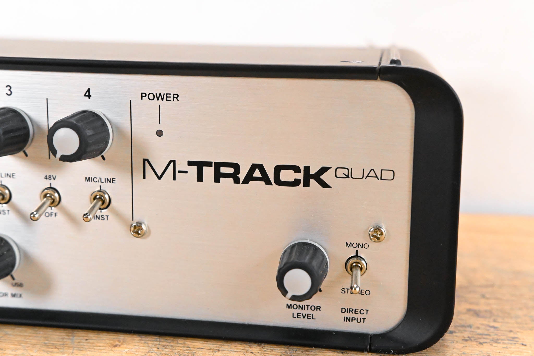 M-Audio M-Track Quad 4x4 USB Audio/MIDI Interface (NO POWER SUPPLY)