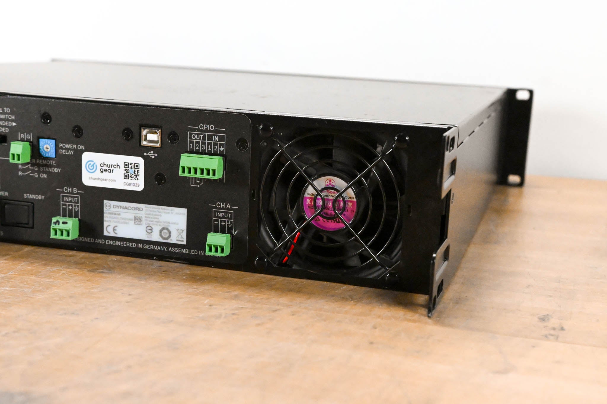 Dynacord C1300FDi 2-Channel 650W Power Amplifier with DSP