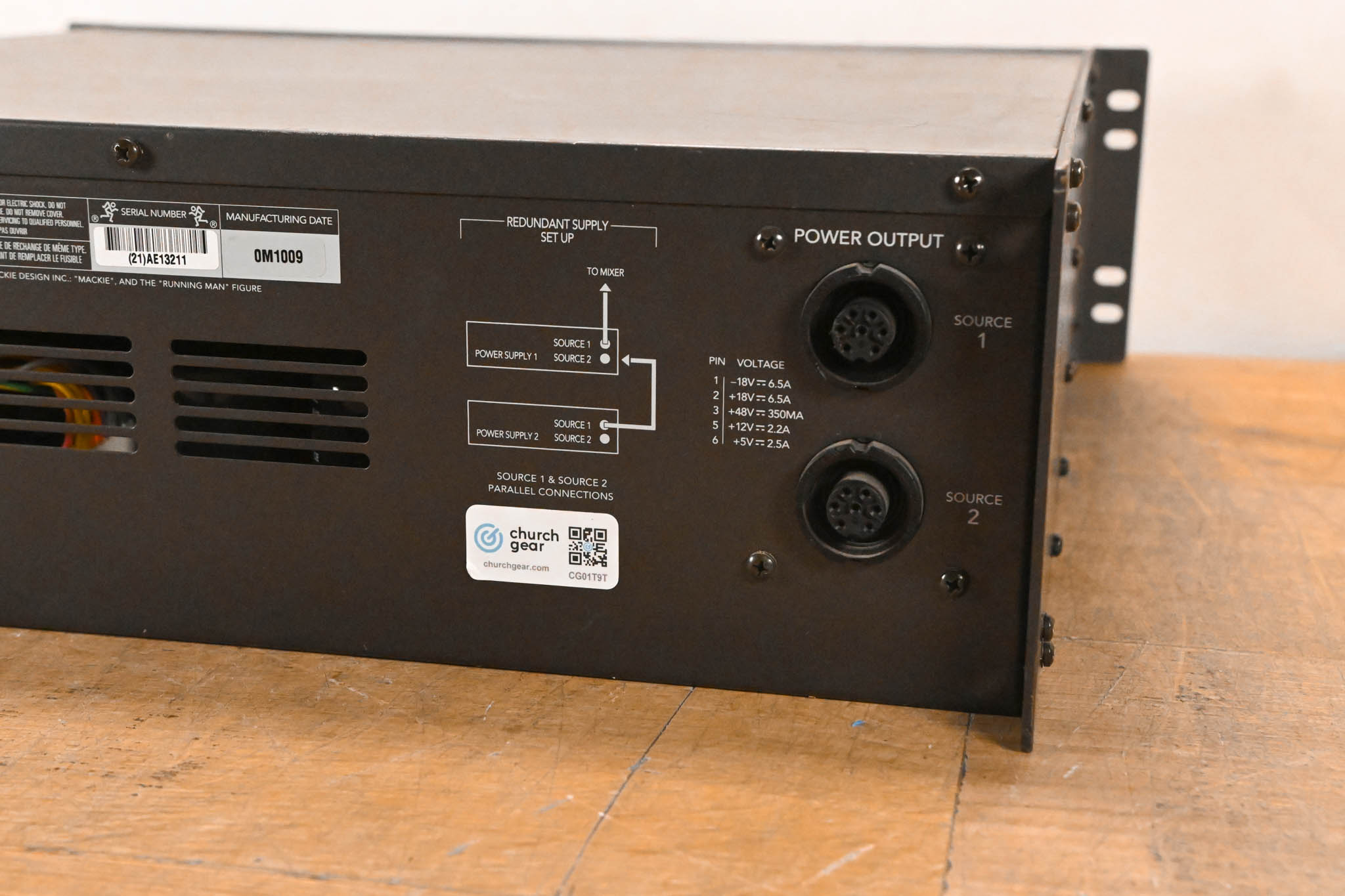 Mackie SR40/56.8 400-Watt Power Supply