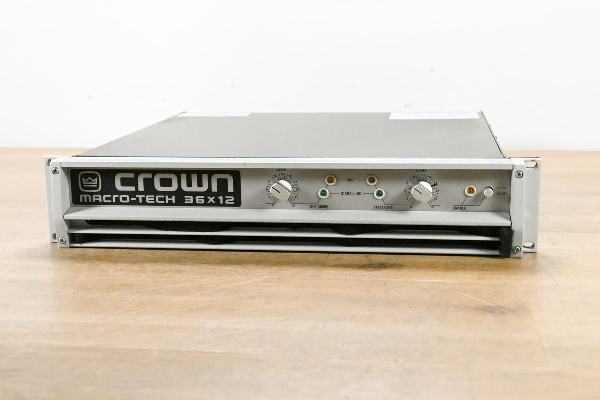 Crown Macro-Tech 36x12 2-Channel Power Amplifier